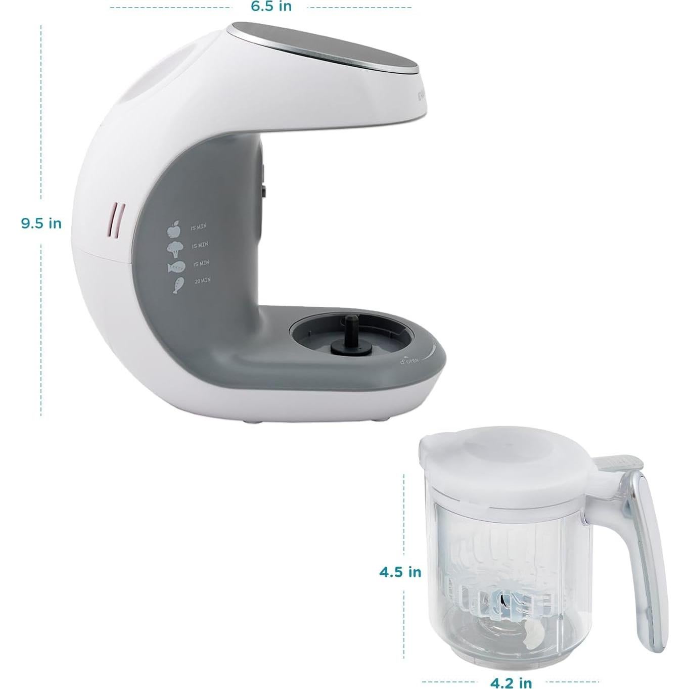 Procesador de Alimentos para Bebés EVLA, Licuadora y Vaporera