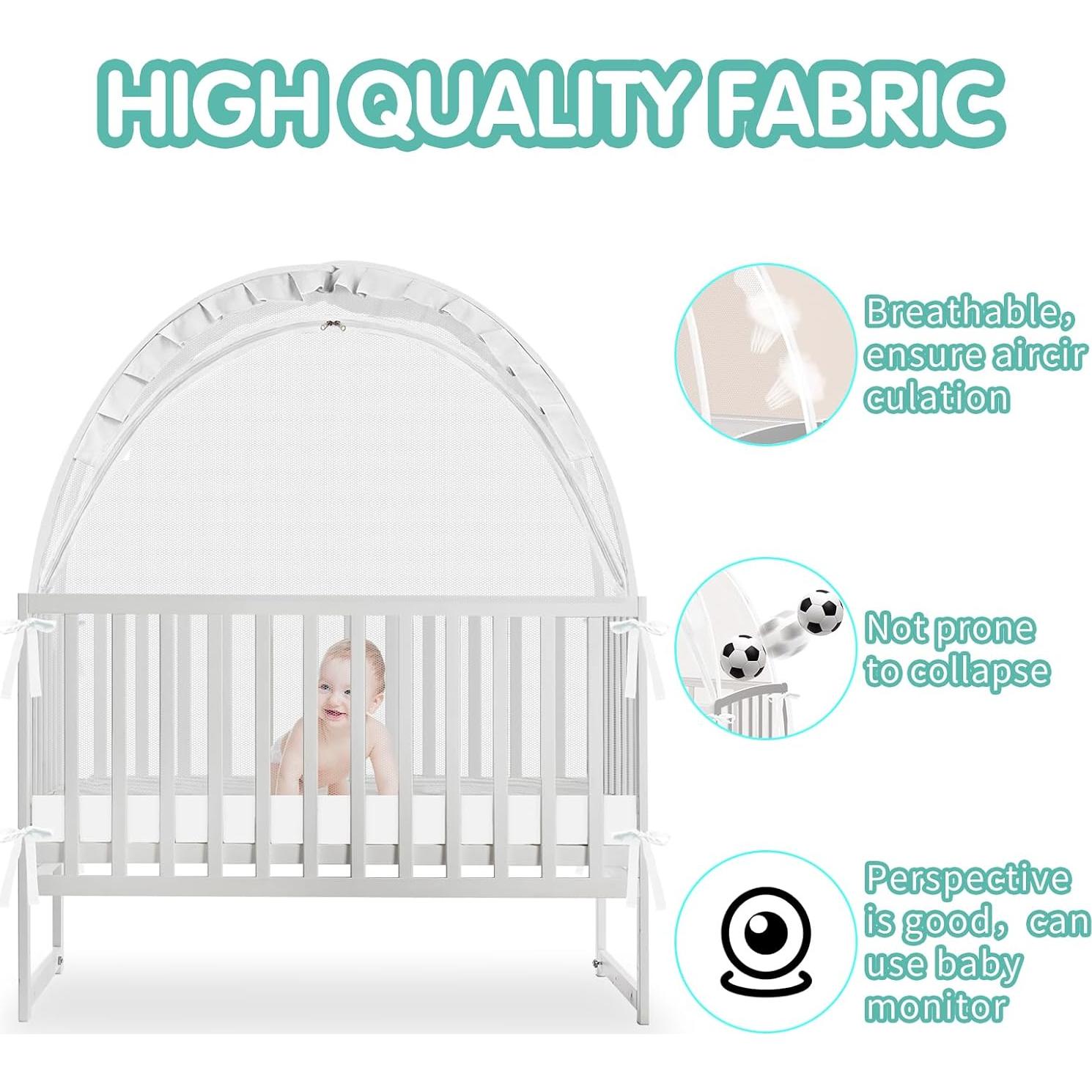 Tienda de Cuna Zkaitoy MQ-01 con Red Transpirable 130x70cm