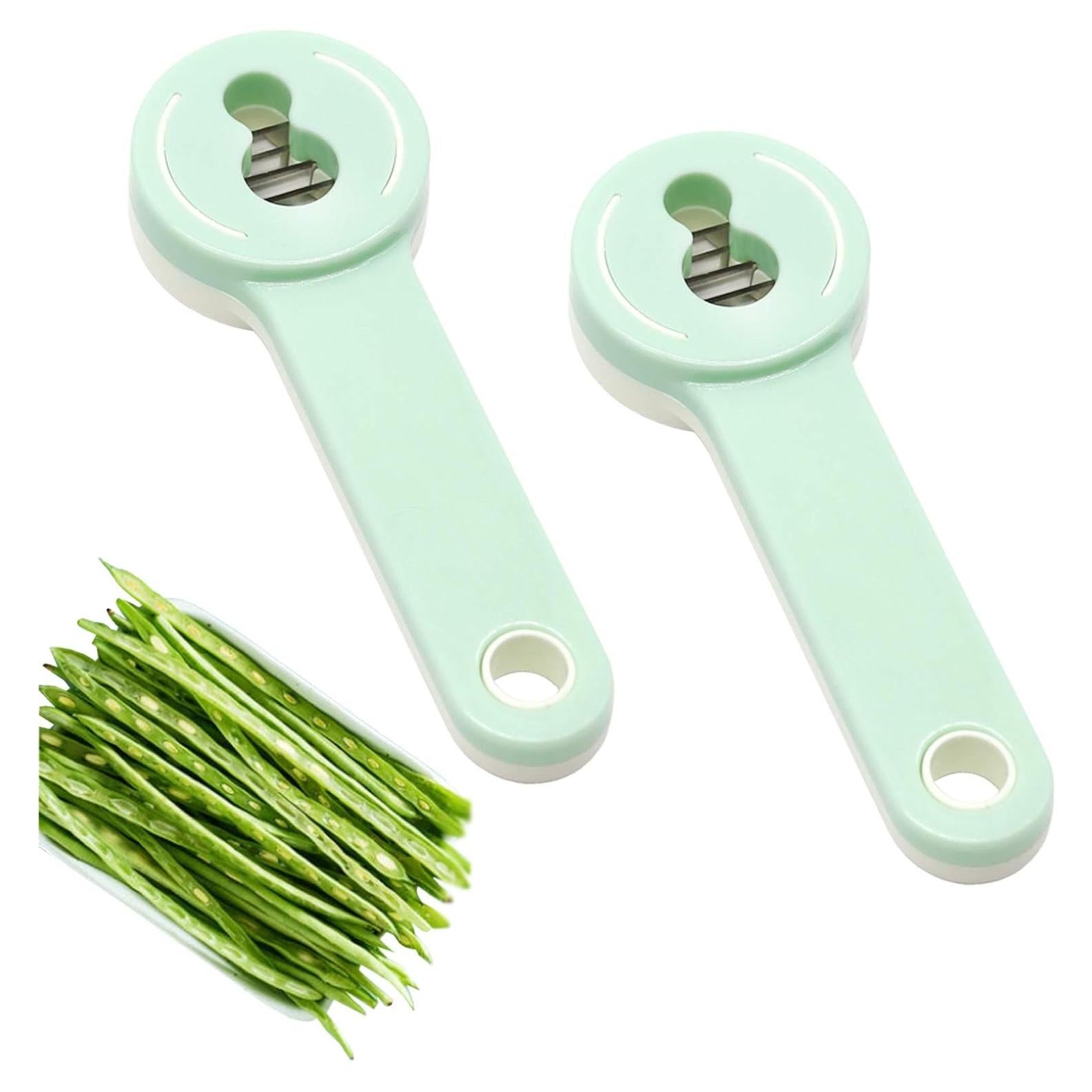 Cortador de Frijoles Besimple 2 Piezas Acero Inoxidable