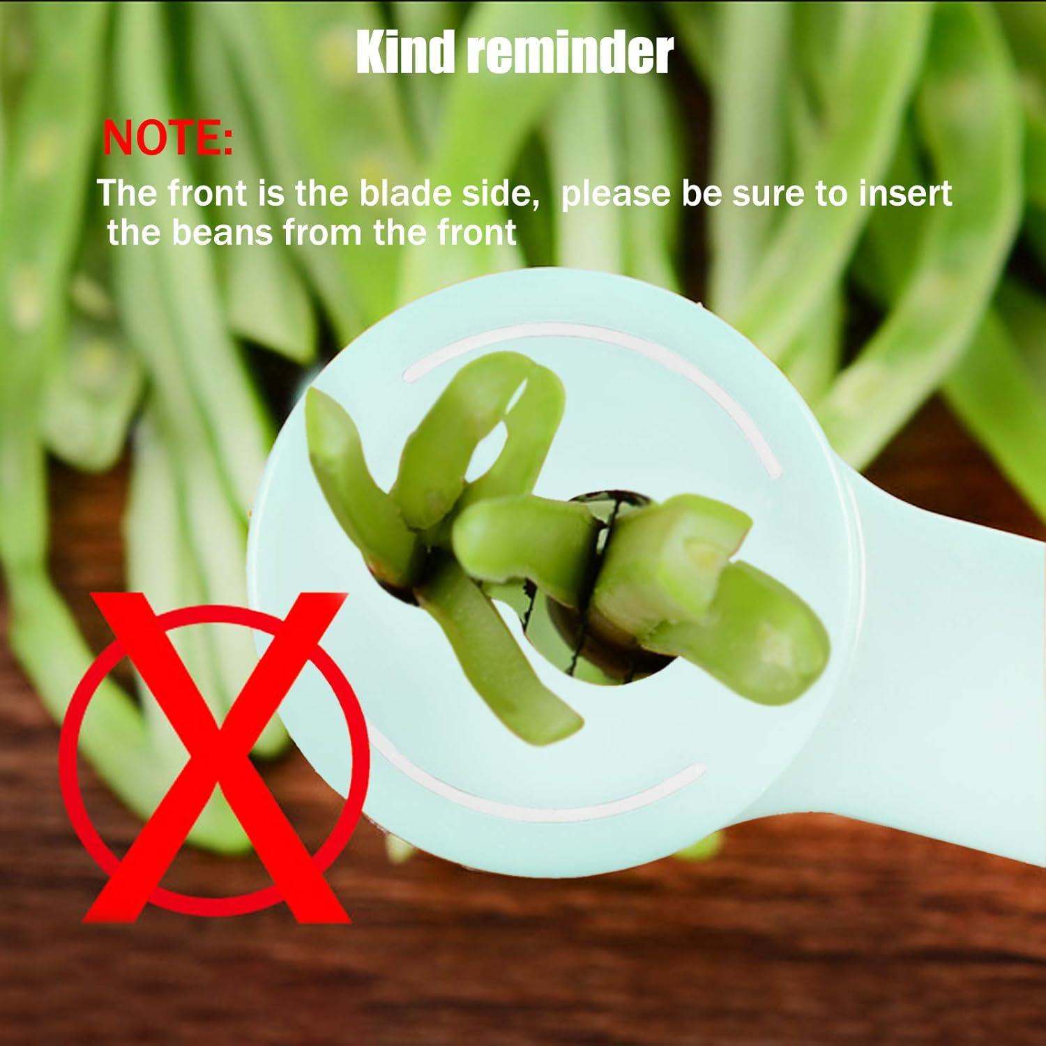 Cortador de Frijoles Besimple 2 Piezas Acero Inoxidable