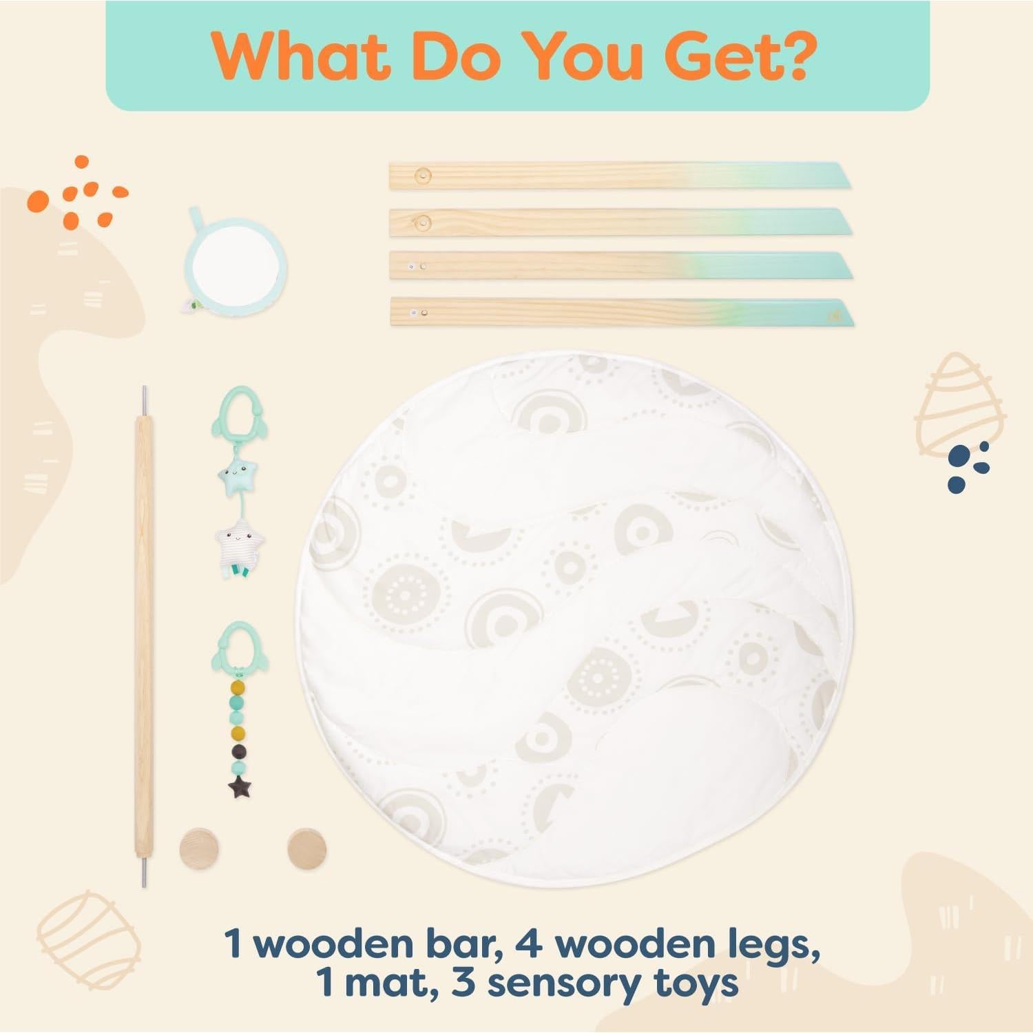 Gimnasio de Juego de Madera B. Toys Cielo Estrellado 0-2 años