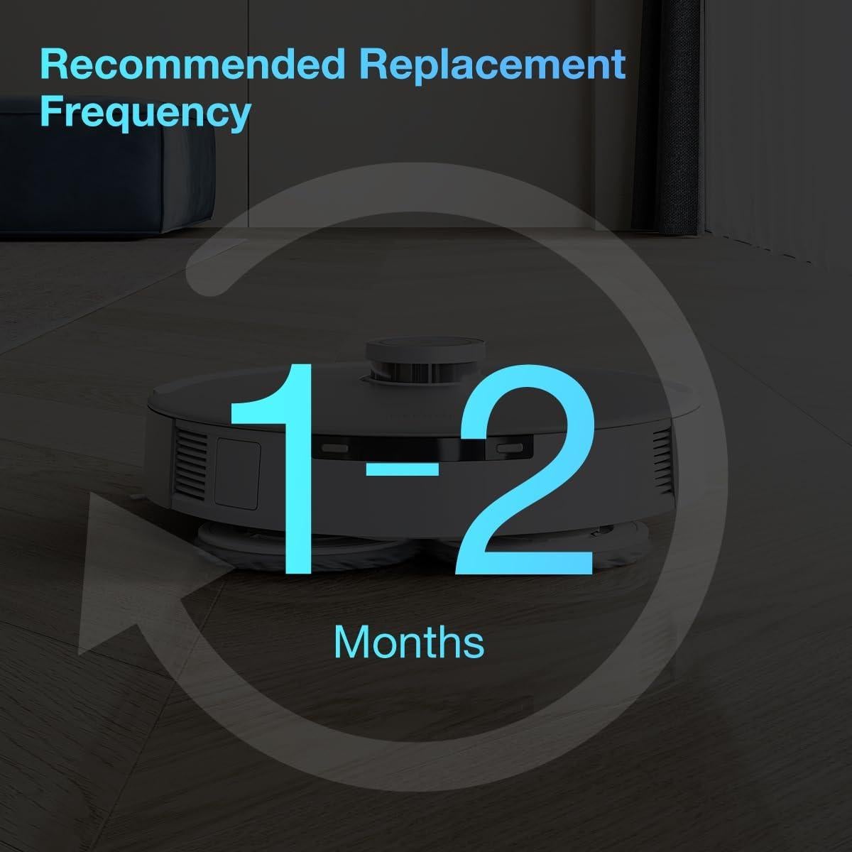 Paños de Limpieza Lavables ECOVACS 4 PCS para DEEBOT