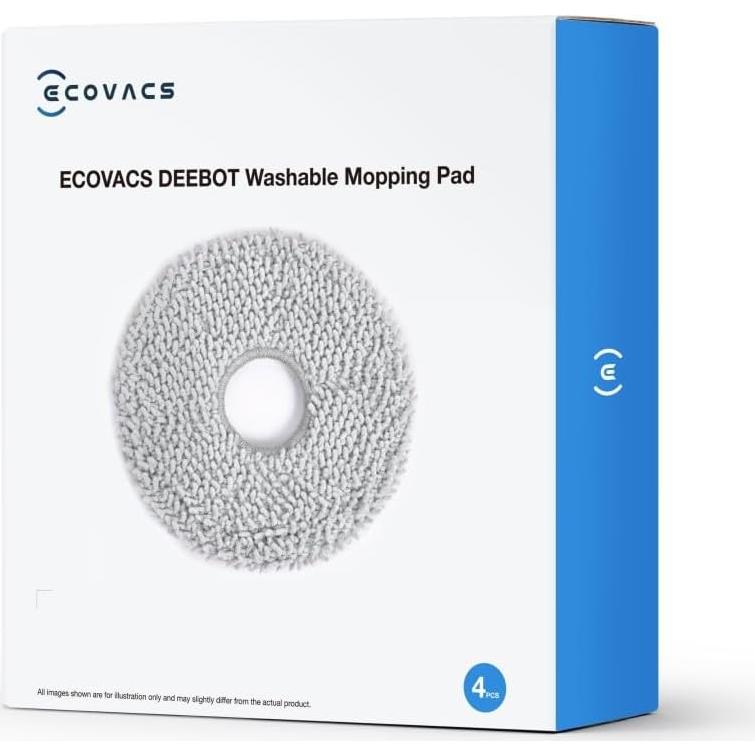 Paños de Limpieza Lavables ECOVACS 4 PCS para DEEBOT
