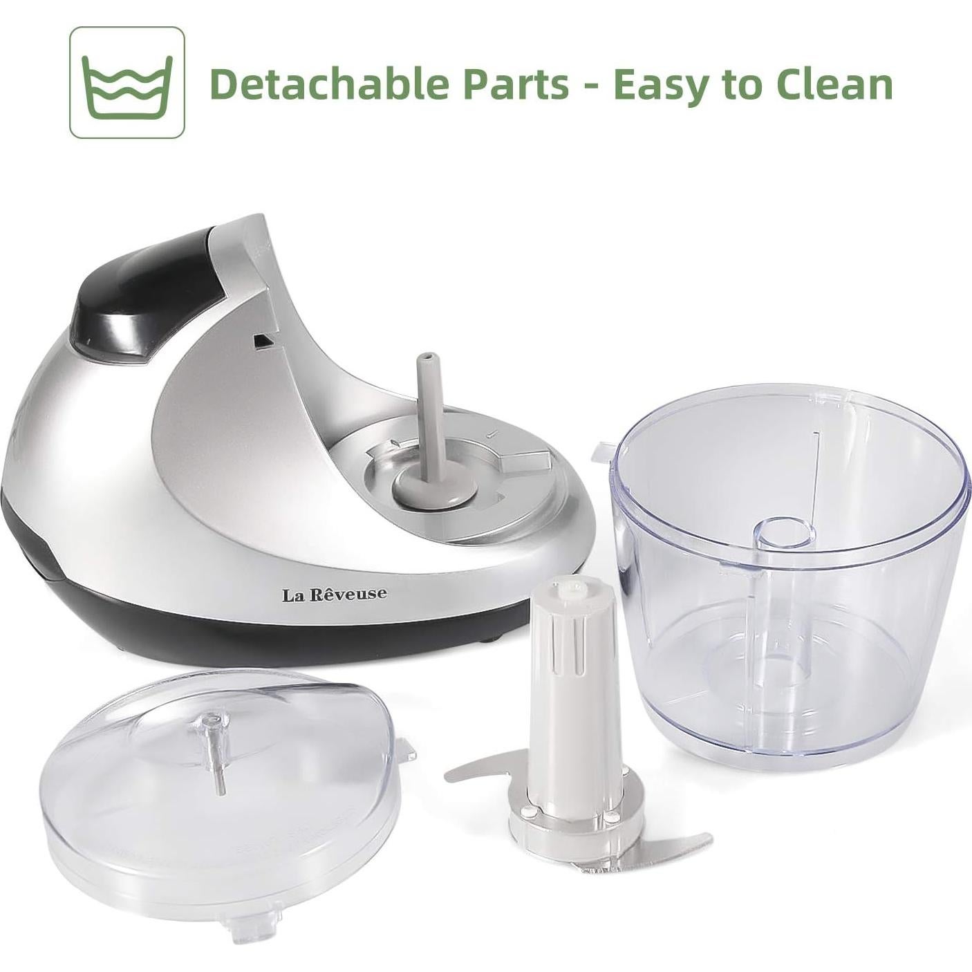 Picadora Eléctrica La Reveuse Mini 1.3 Tazas Acero Inoxidable