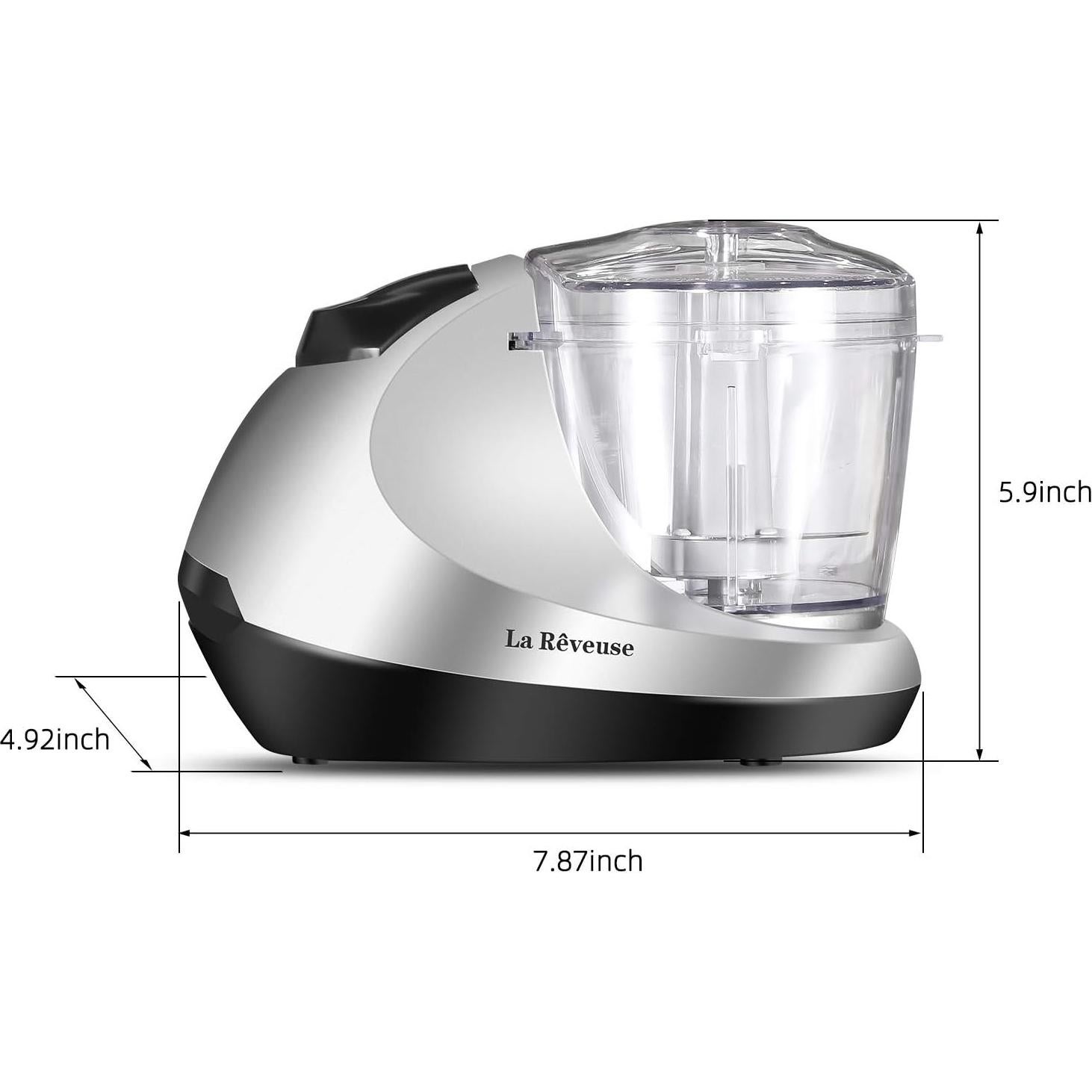 Picadora Eléctrica La Reveuse Mini 1.3 Tazas Acero Inoxidable