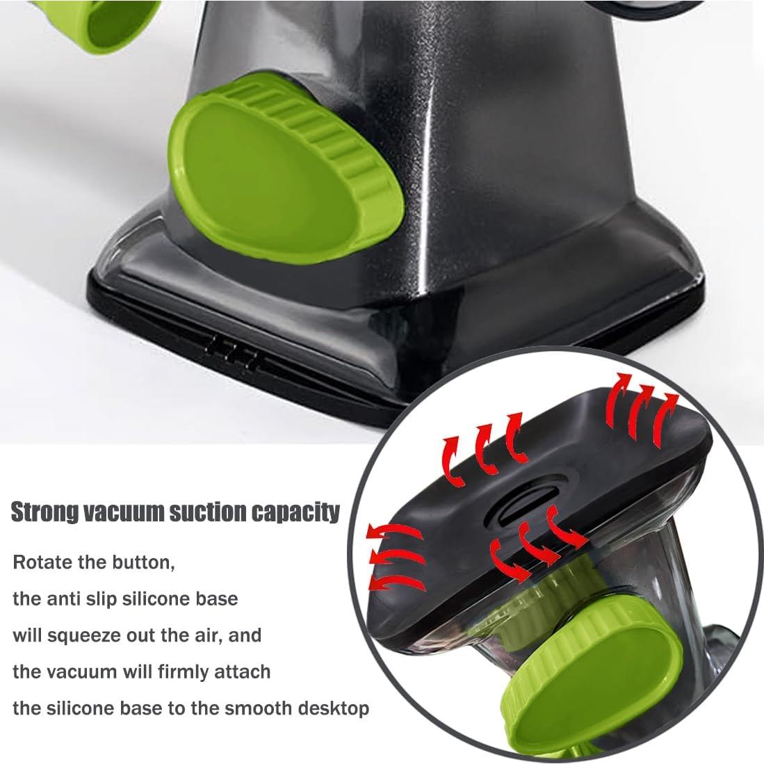 Rallador de Queso Rotatorio BNUNWISH 3 Cuchillas Acero Inoxidable