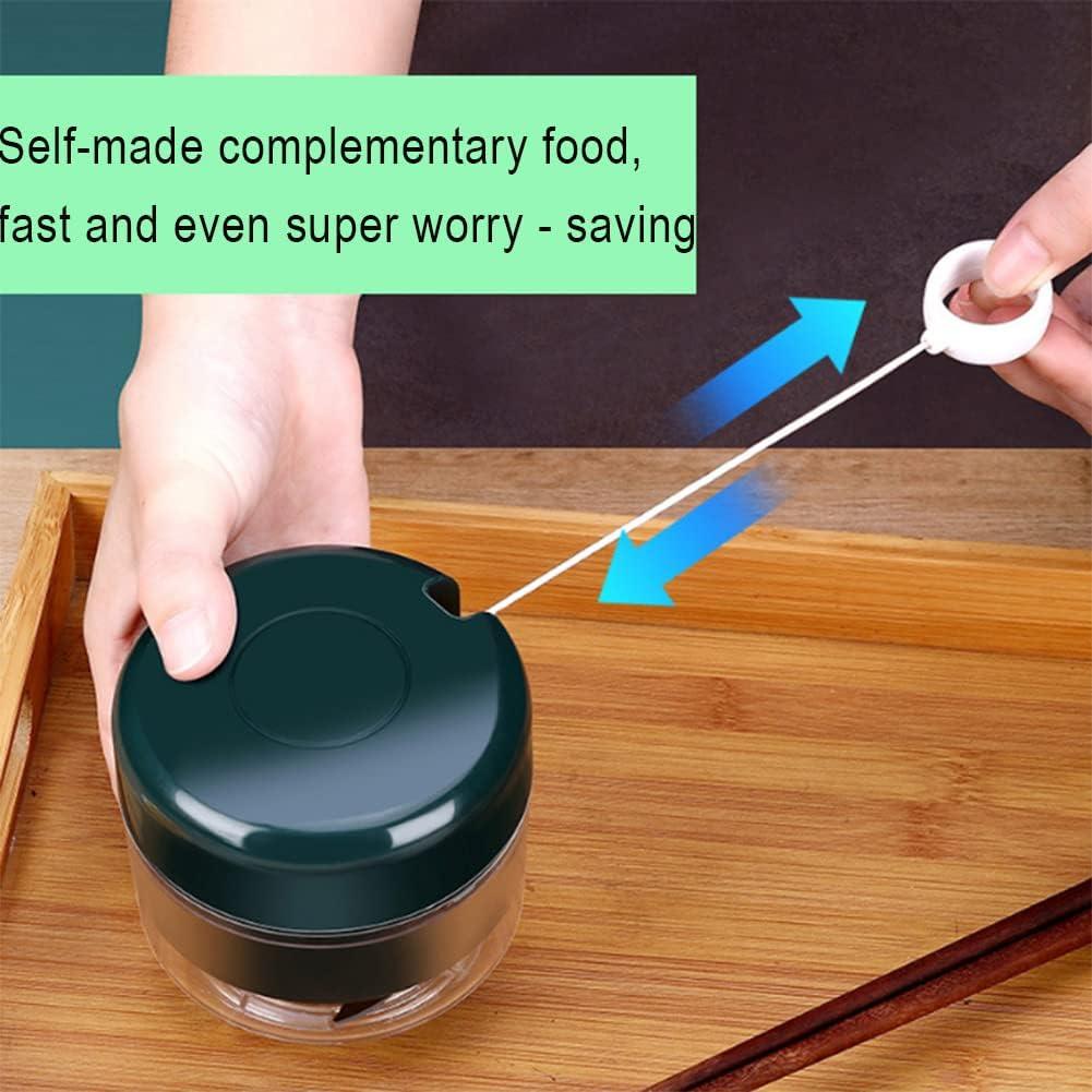 Picador de Ajo Manual AKOAK 170 ml, Acero Inoxidable