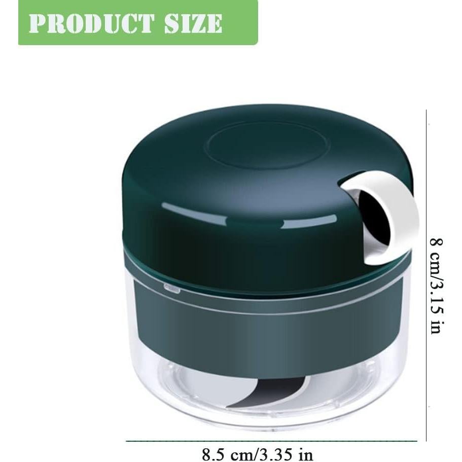 Picador de Ajo Manual AKOAK 170 ml, Acero Inoxidable