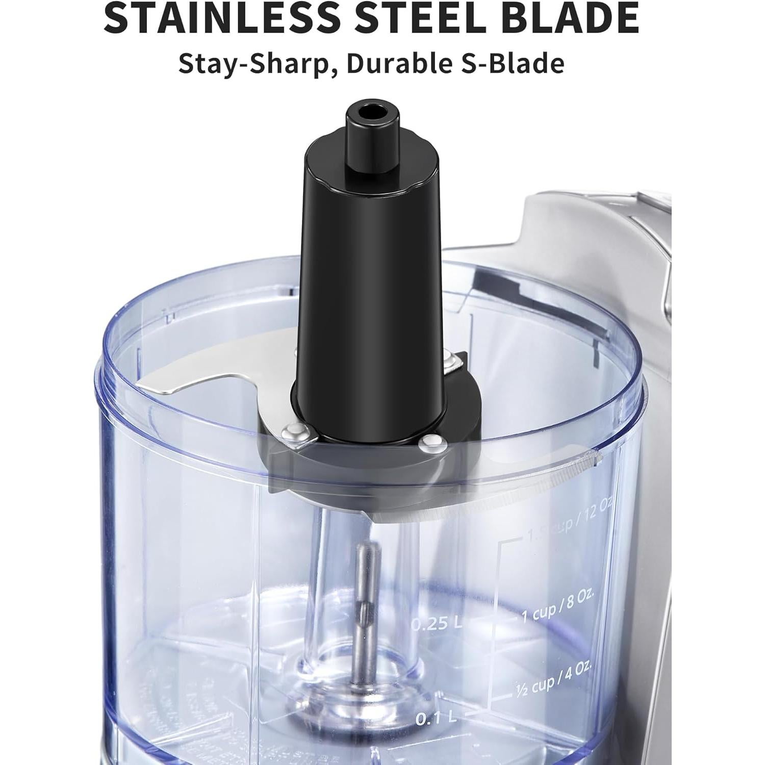 Picadora eléctrica Reemix GMC006 1.5 tazas 100W acero