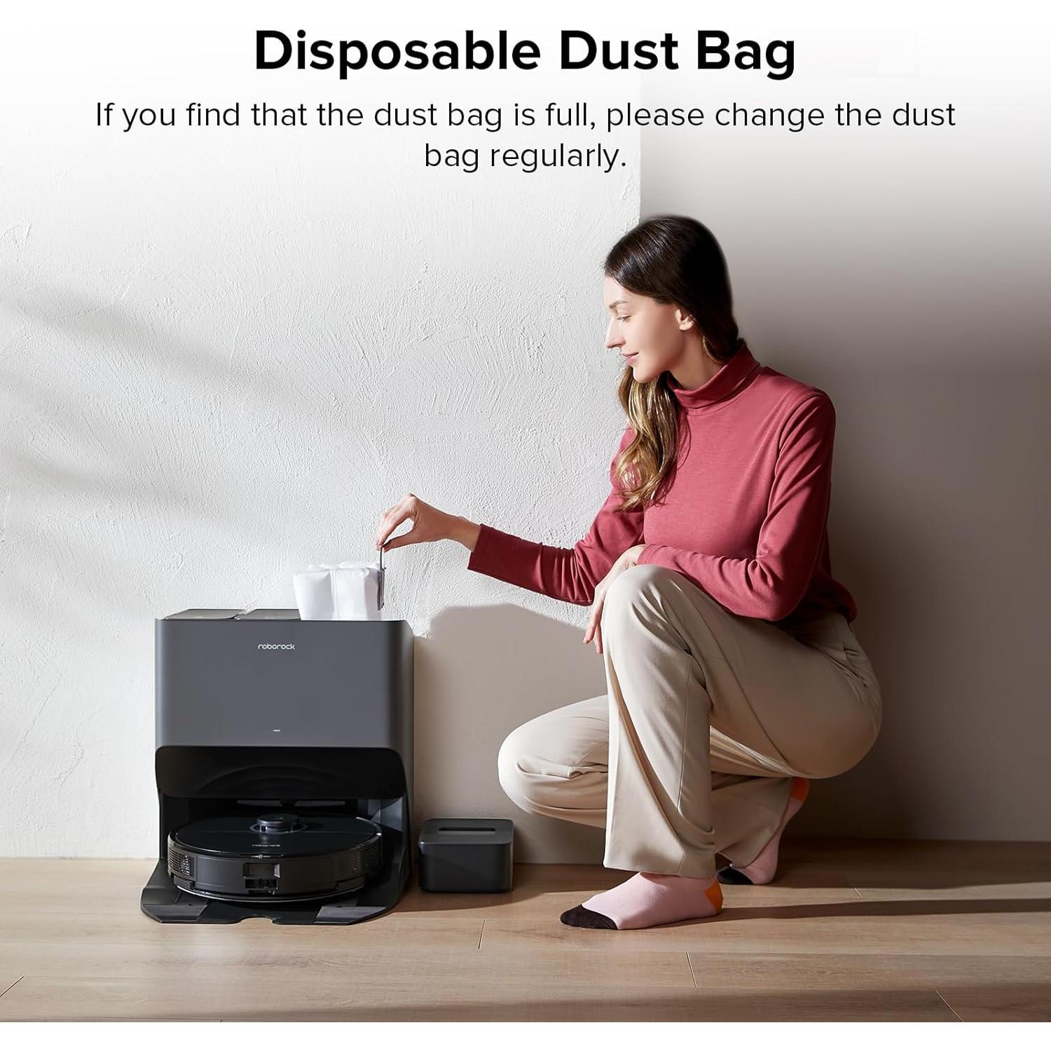 Bolsas Desechables Roborock para Aspiradora Robot S8 Pro Ultra - 6 Piezas