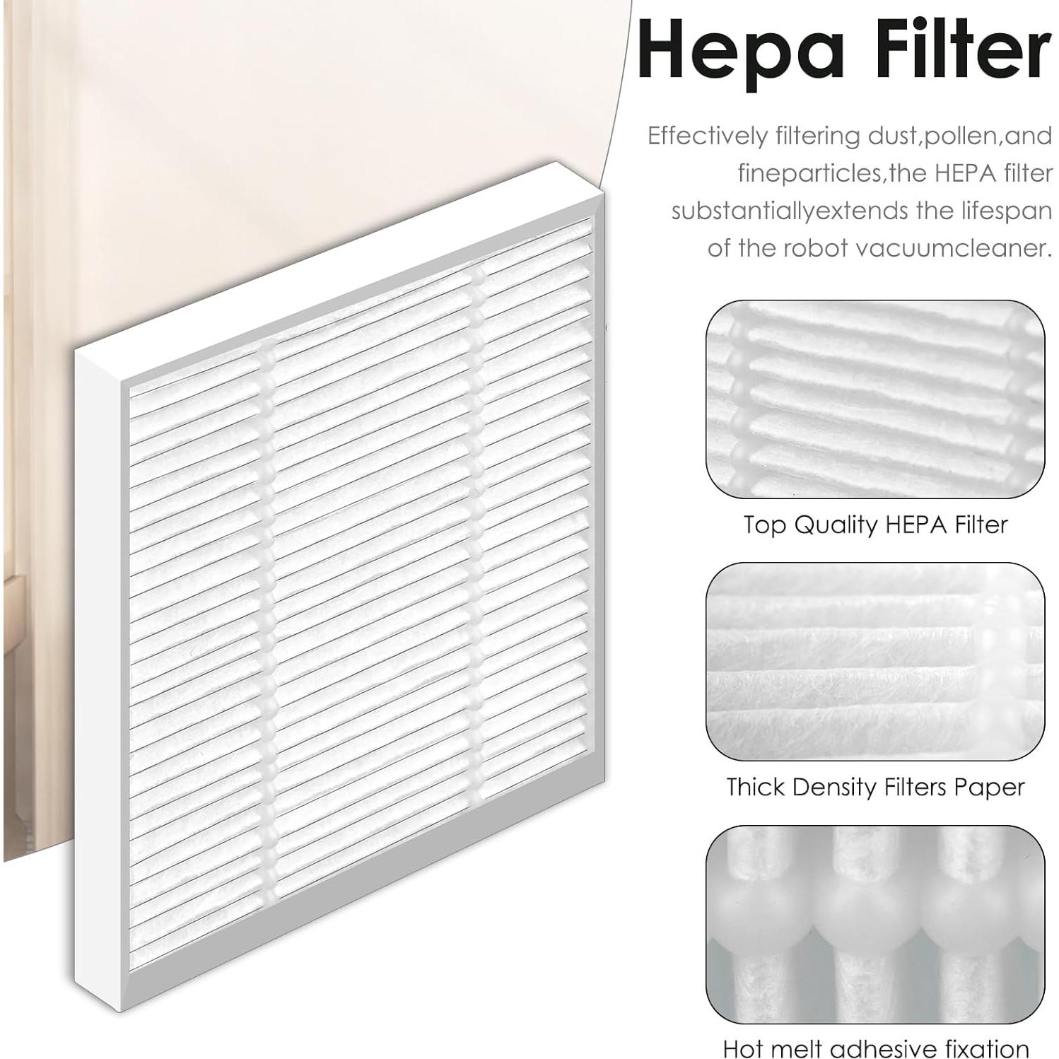 Filtros HEPA BRUVISH 16 Piezas para iRobot Roomba 2