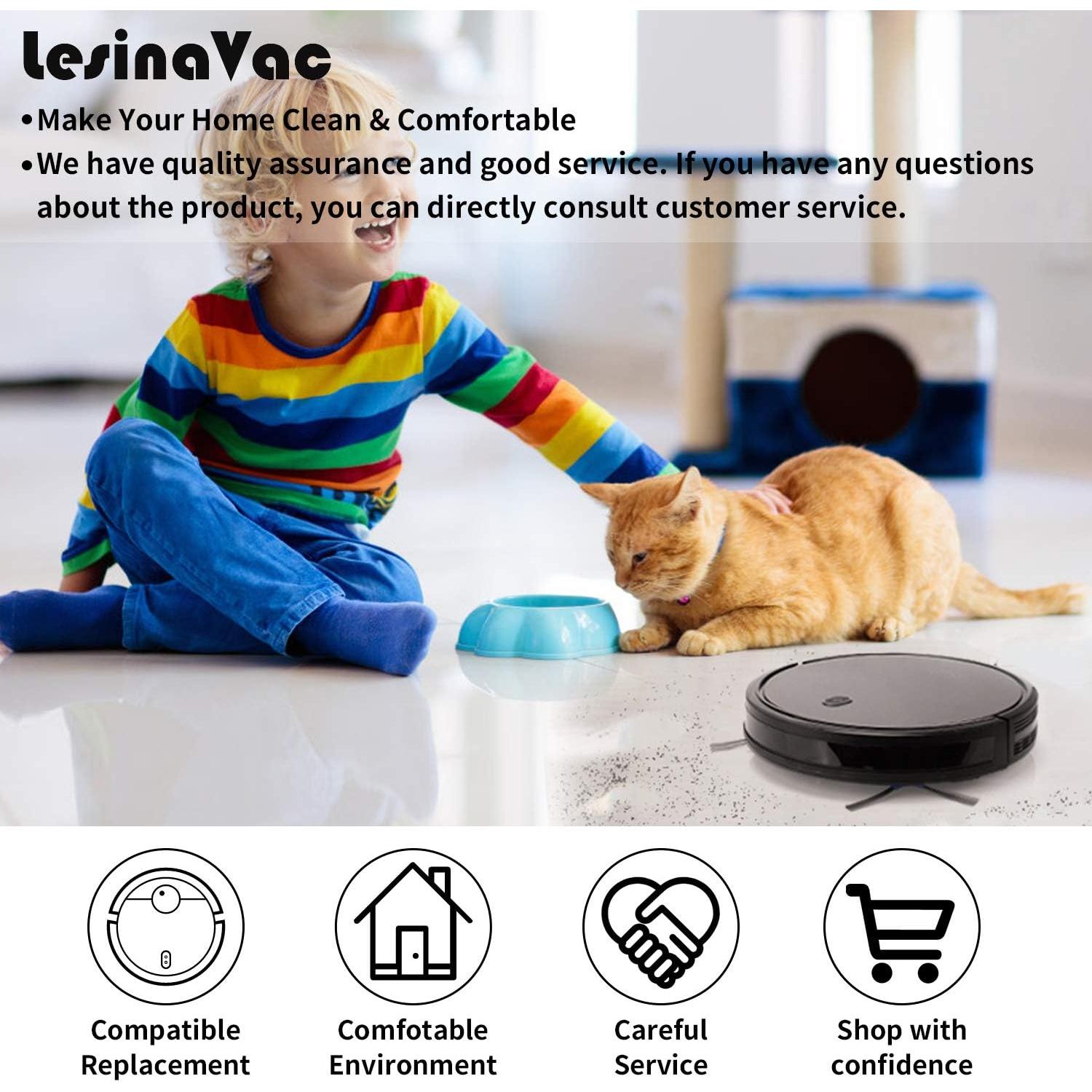 Kit de Repuestos Eufy RoboVac 11S 30 30C 15C 12 35C - 6 Filtros 6 Cepillos