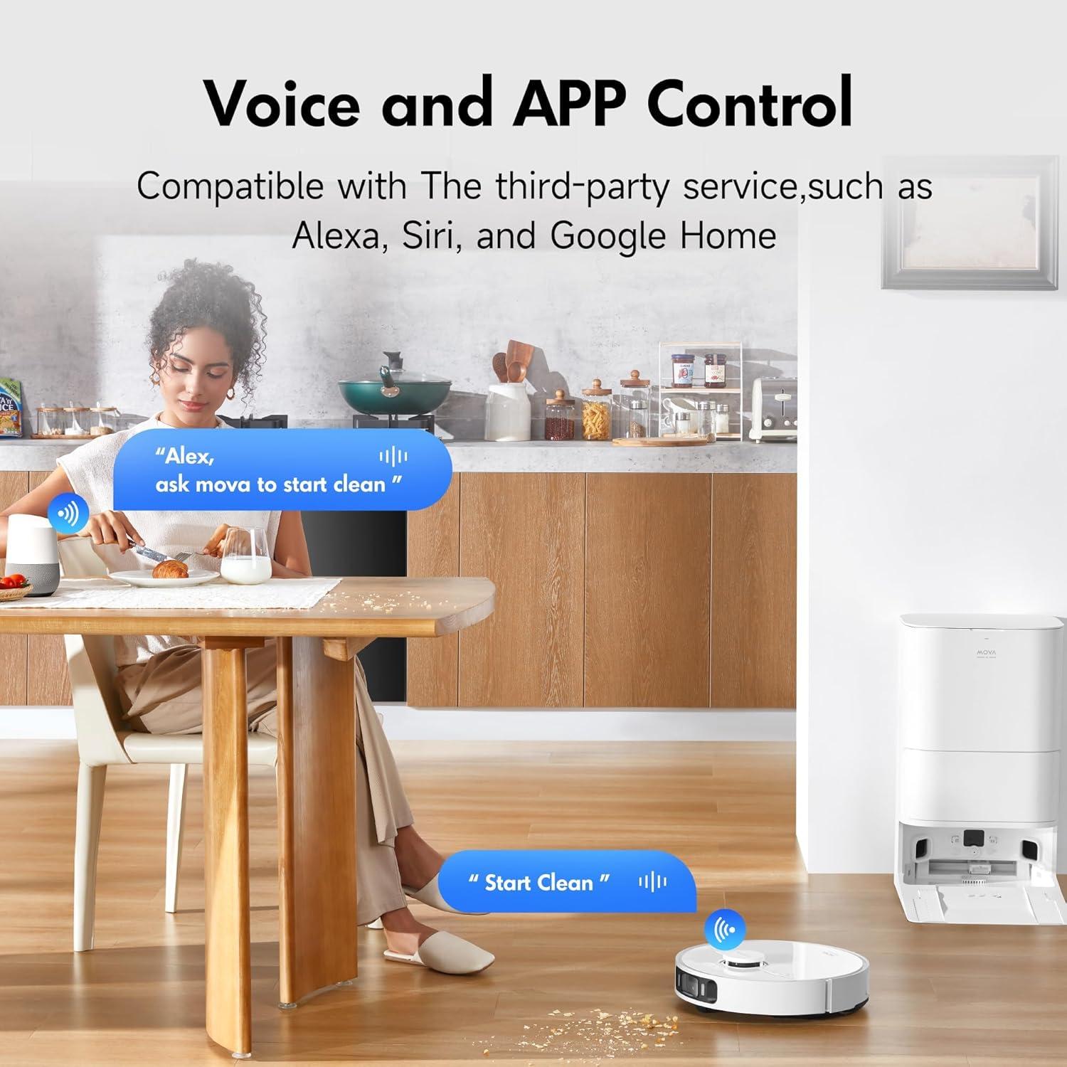 Aspiradora Robot Mova S20 Ultra 8300Pa con Mopa Automática