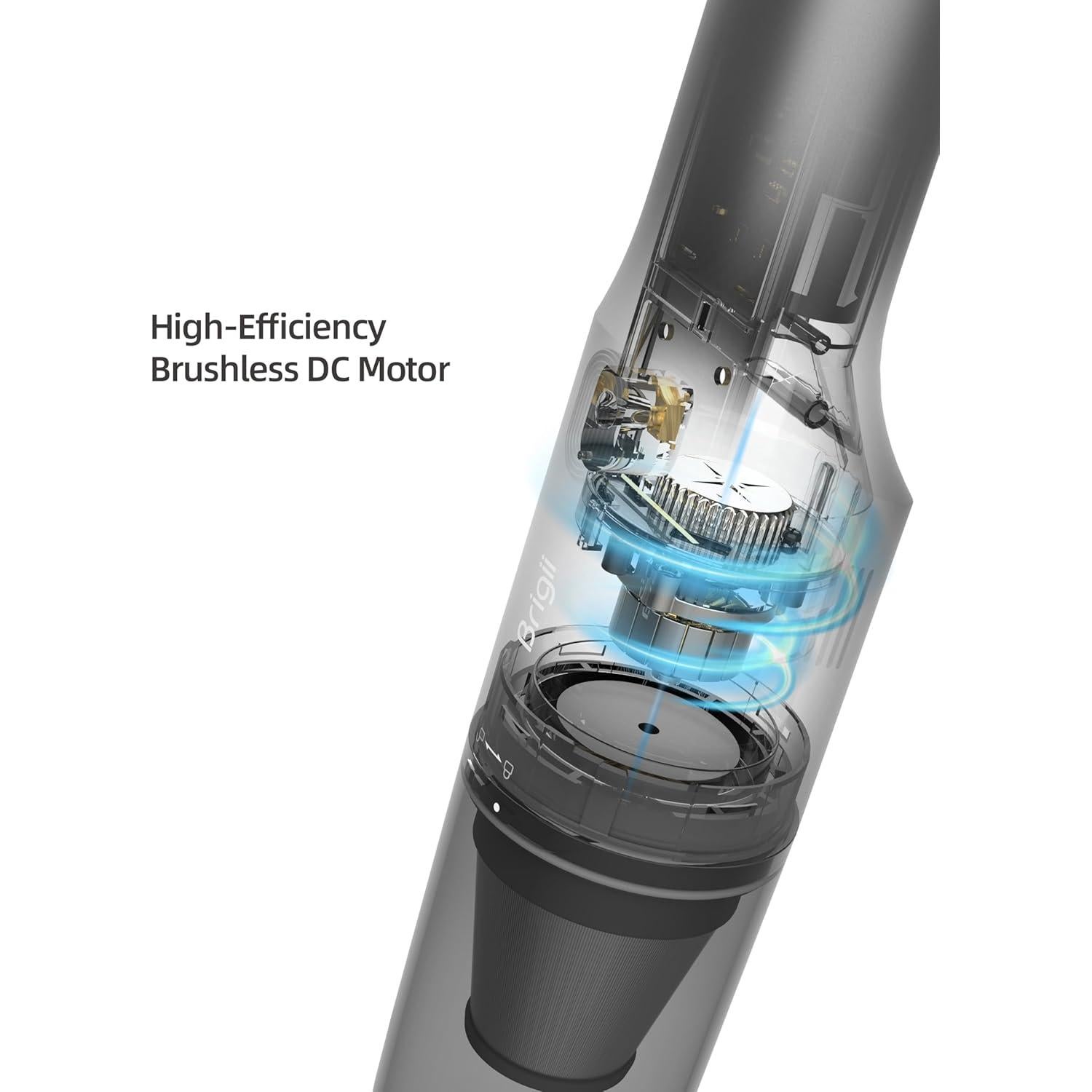 Aspiradora de Ranuras Brigii MX20 Inalámbrica 0.38kg USB-C