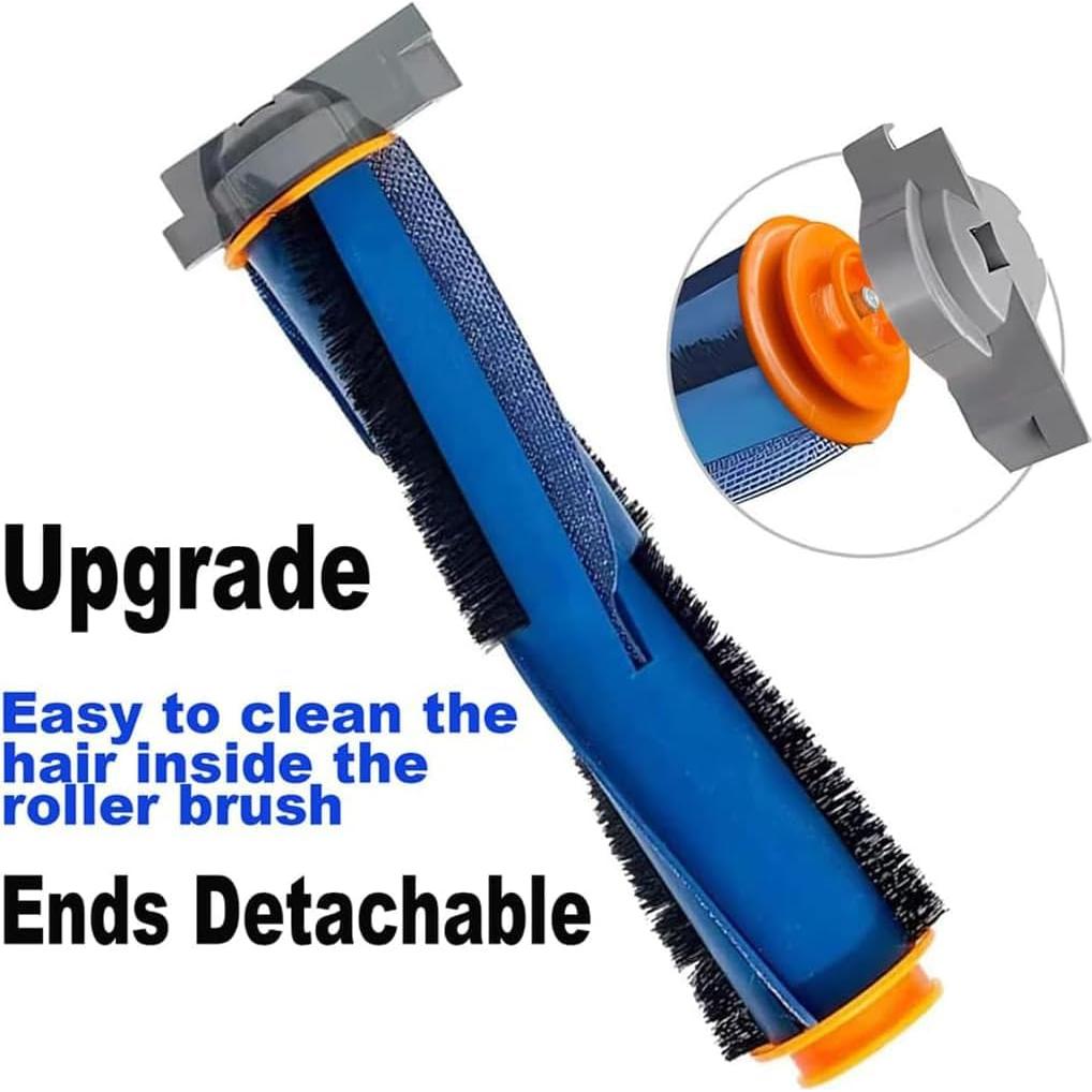 Replacement Parts Accessories for Shark Matrix AV2310AE/RV2310AE/UR2360S Ultra /UR2350AE,2 Main Brushes, 2 Dustbin Filters, 6 Side Brushes,2 Sets Foam Filters 1 Main Brush Cover