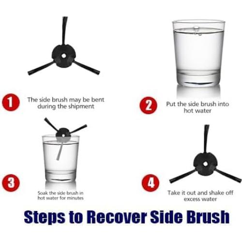 Replacement Parts Accessories for Shark Matrix AV2310AE/RV2310AE/UR2360S Ultra /UR2350AE,2 Main Brushes, 2 Dustbin Filters, 6 Side Brushes,2 Sets Foam Filters 1 Main Brush Cover