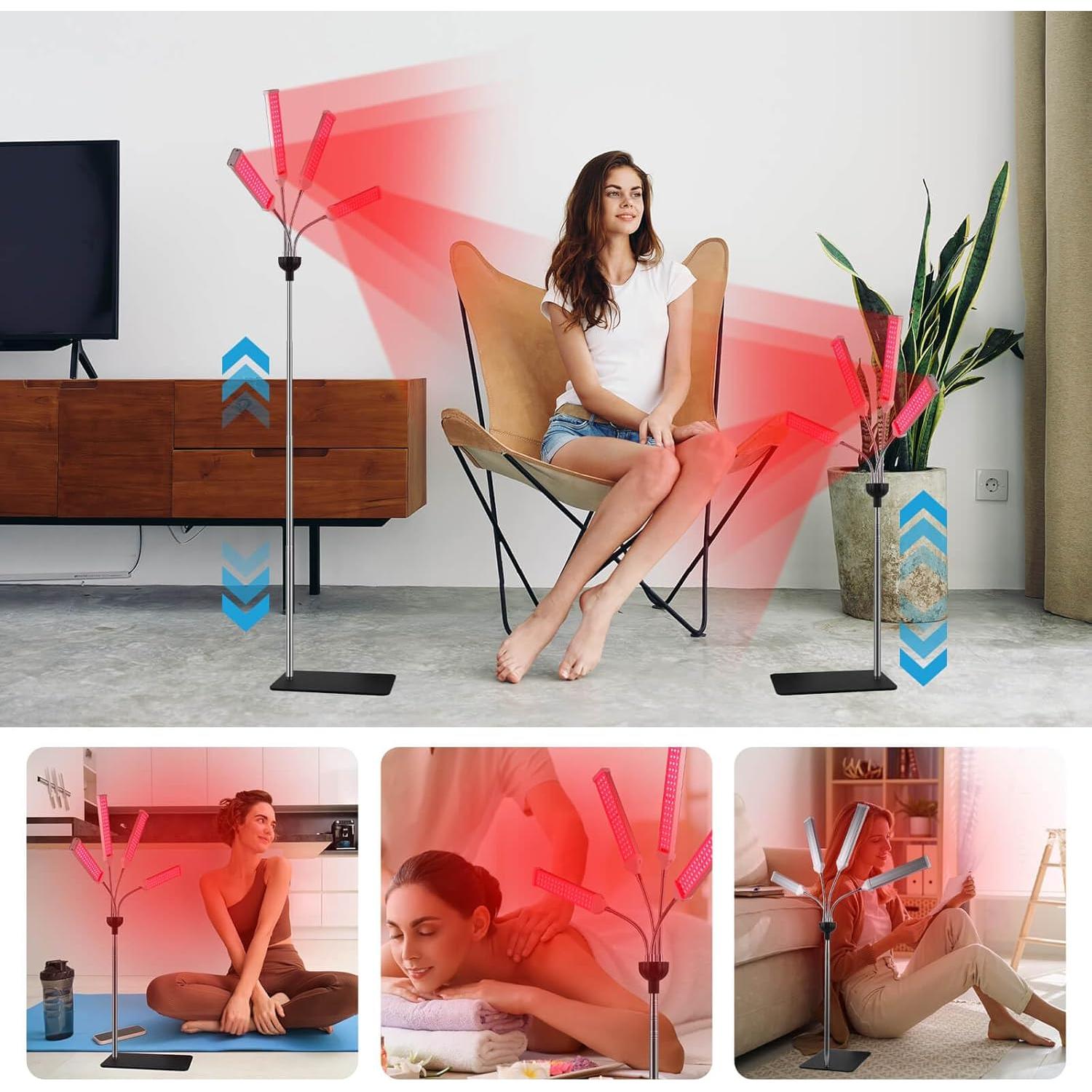 Lámpara de Terapia de Luz Roja 3 en 1 Shenzhenshi 660nm 850nm 940nm