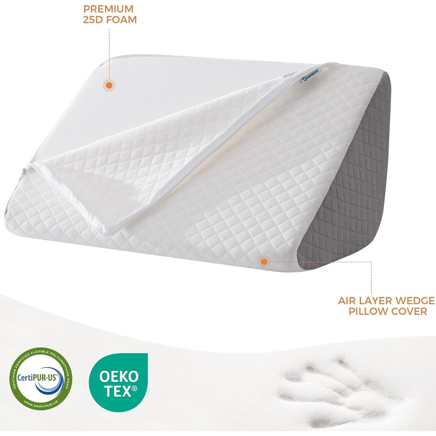 Cojín en Cuña para Rodillas Ganondorf 16 cm - Soporte Ergonómico