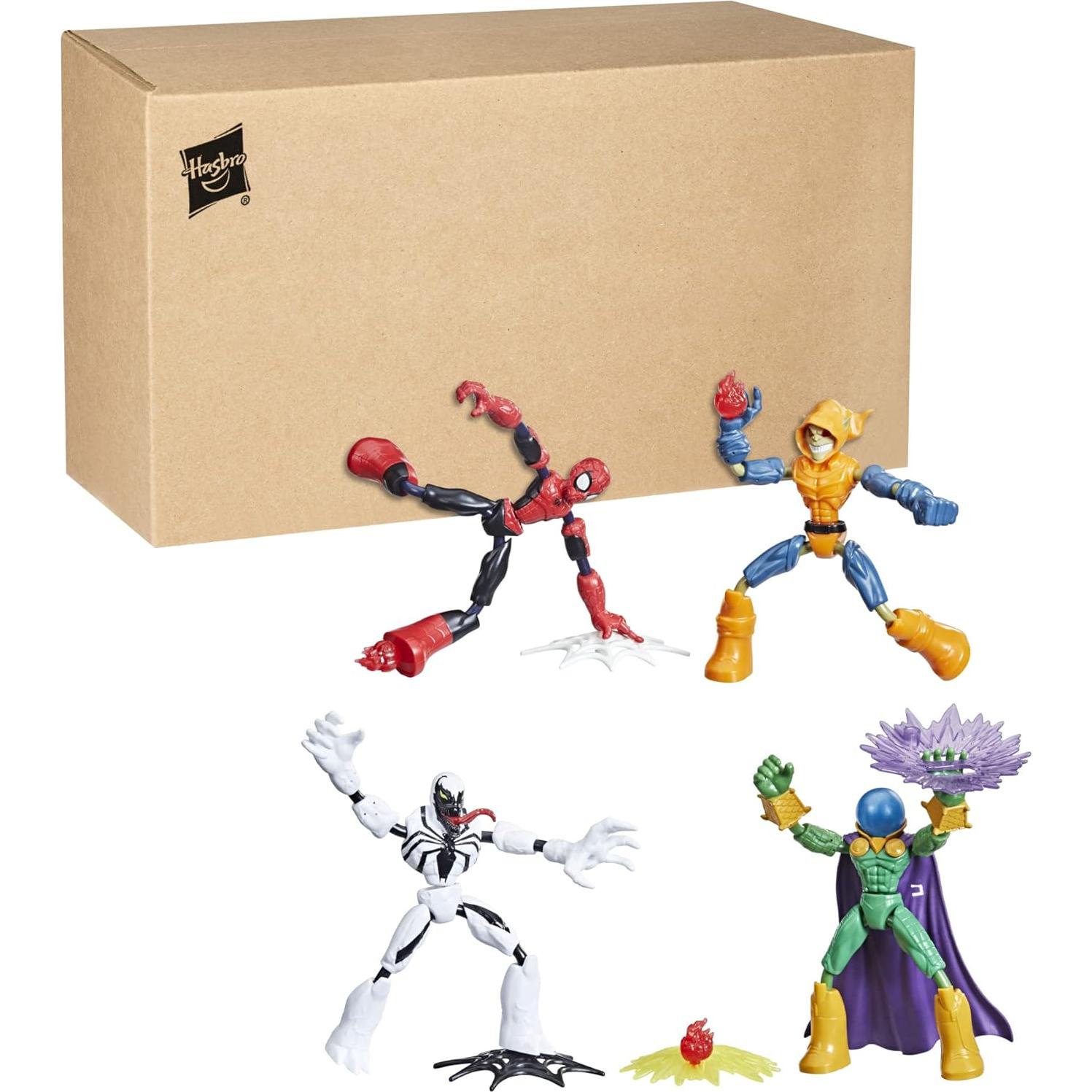 Figura de acción Spider-Man Bend and Flex Hasbro 15 cm