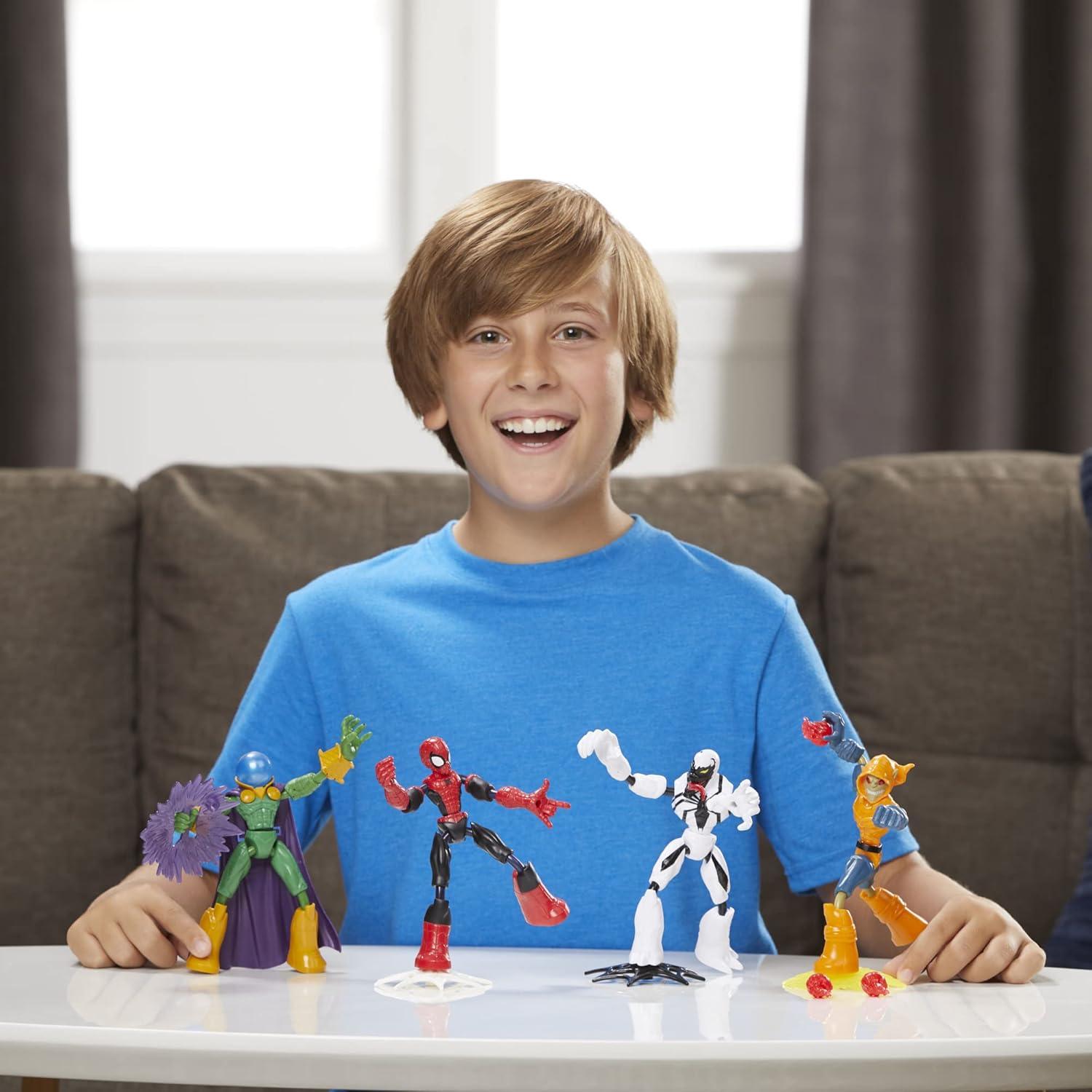 Figura de acción Spider-Man Bend and Flex Hasbro 15 cm