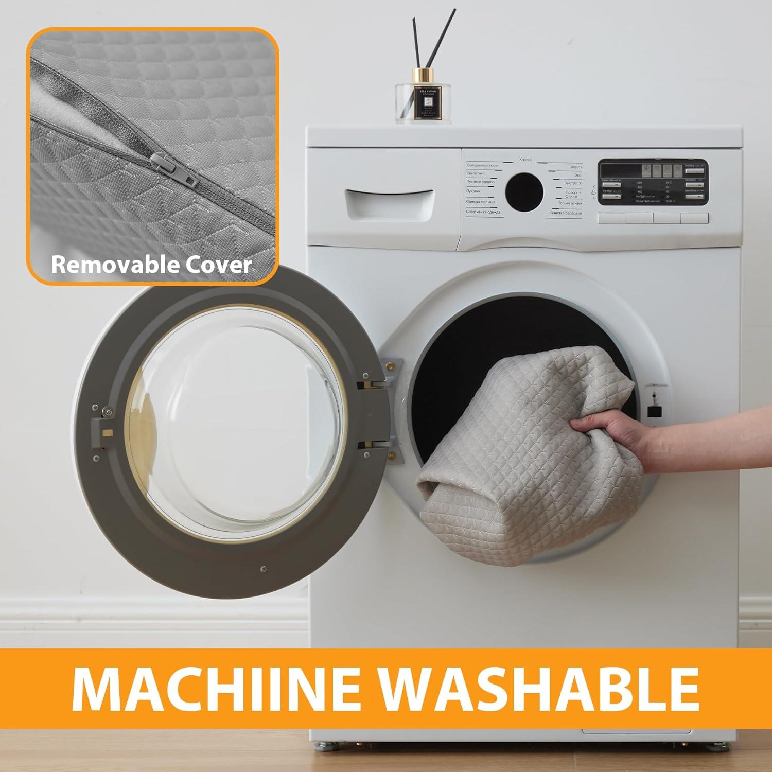 Almohada en Cuña para Rodillas Ruqmuis 60x48 cm Gris