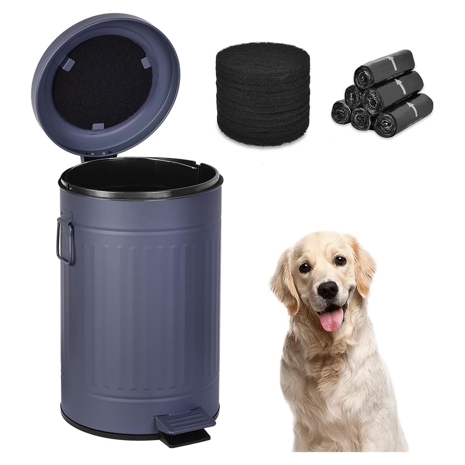 Cubo de Basura para Perros Umtiti 12L con Filtro y Bolsas