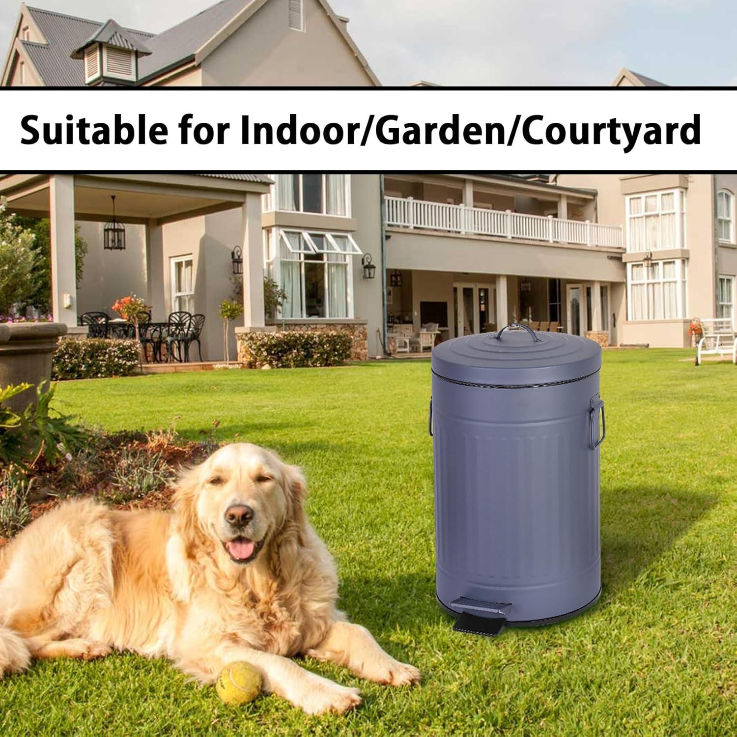 Cubo de Basura para Perros Umtiti 12L con Filtro y Bolsas