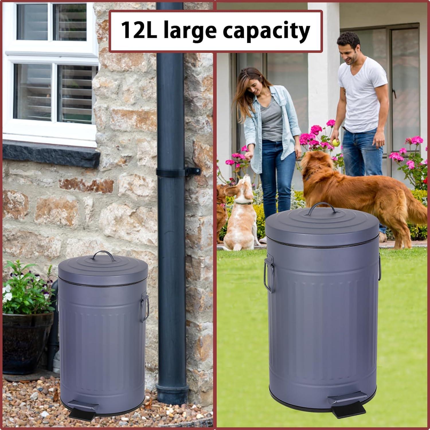 Cubo de Basura para Perros Umtiti 12L con Filtro y Bolsas