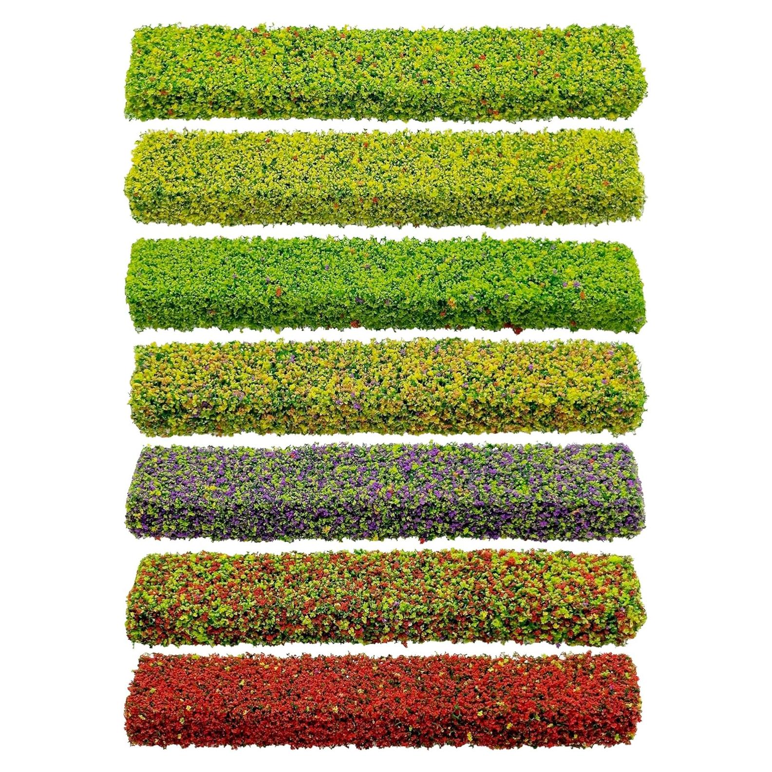 Woohome 7 Tiras Arbustos Miniatura Coloridos para Paisaje DIY
