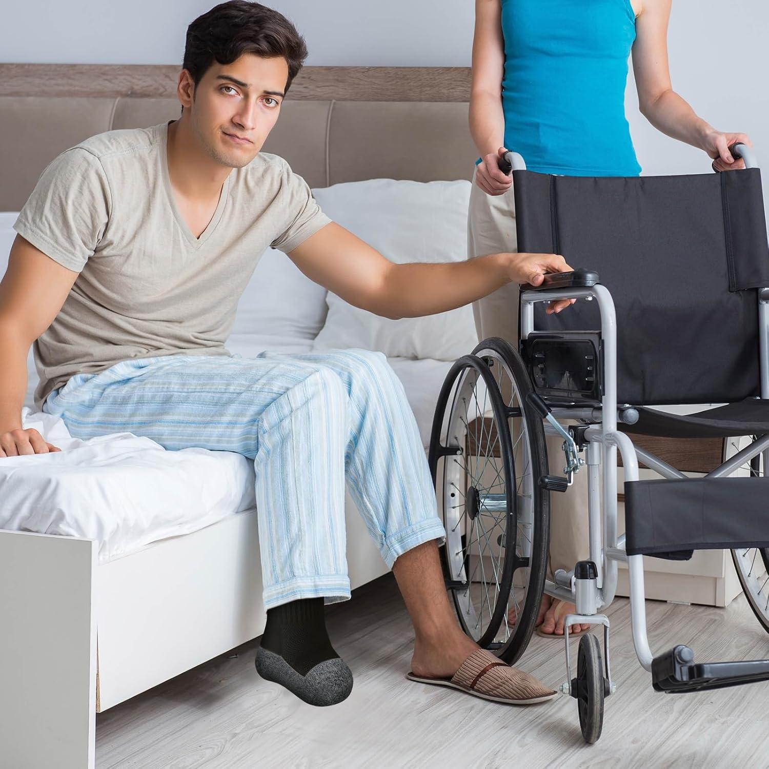 12 Calcetines Prostéticos Silicherry para Amputados Negros