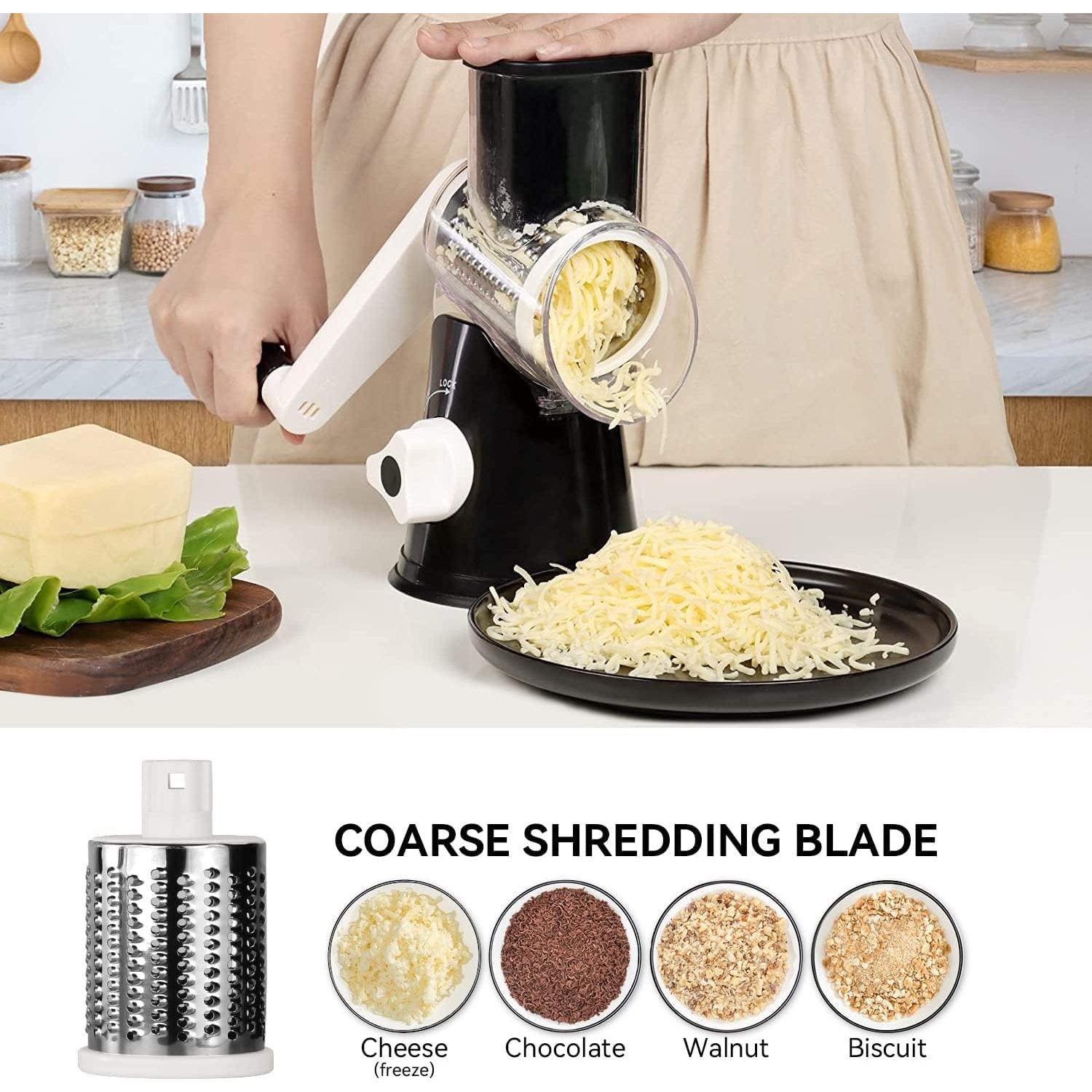 Rallador de Queso Badelite C315 con 3 Cuchillas Inoxidable