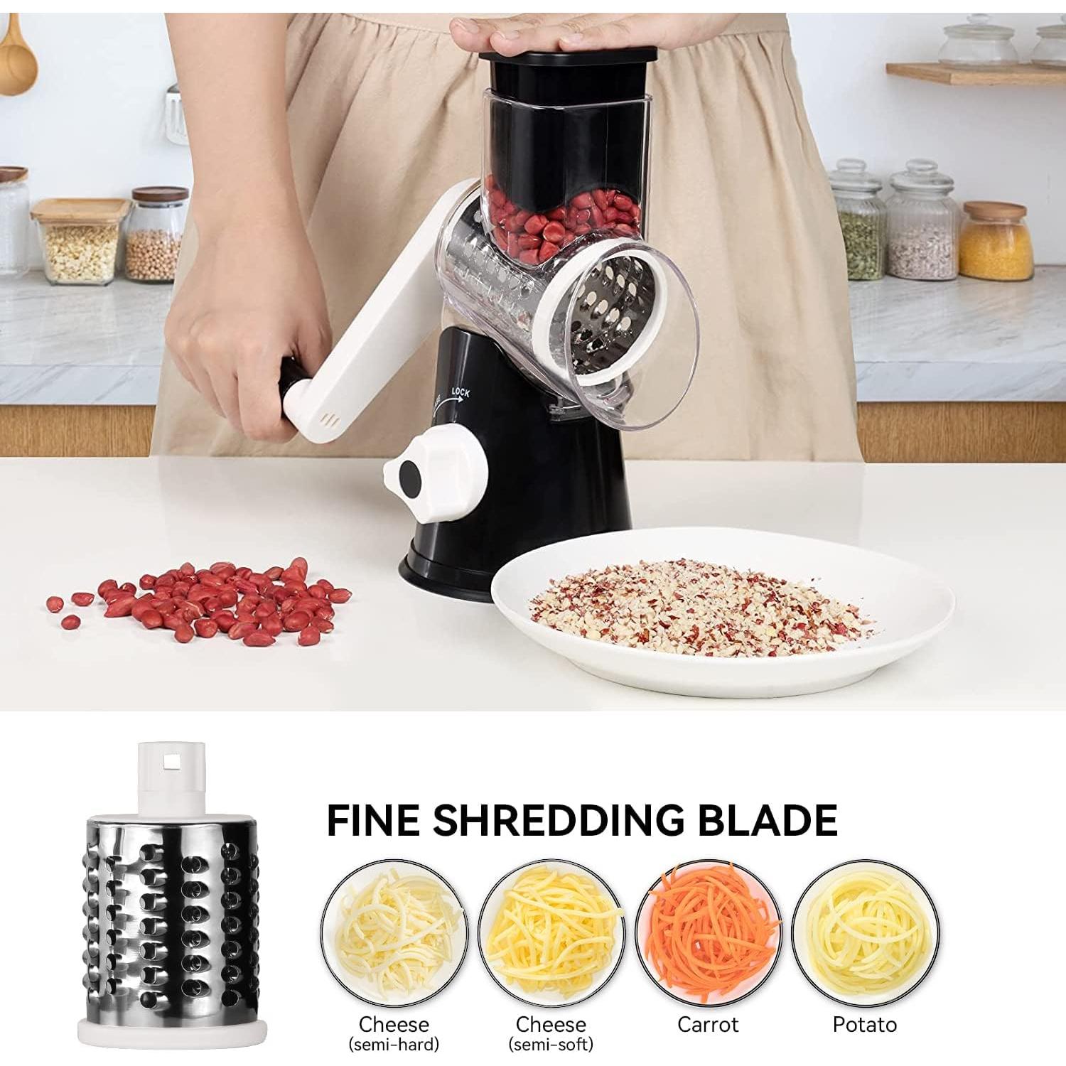 Rallador de Queso Badelite C315 con 3 Cuchillas Inoxidable