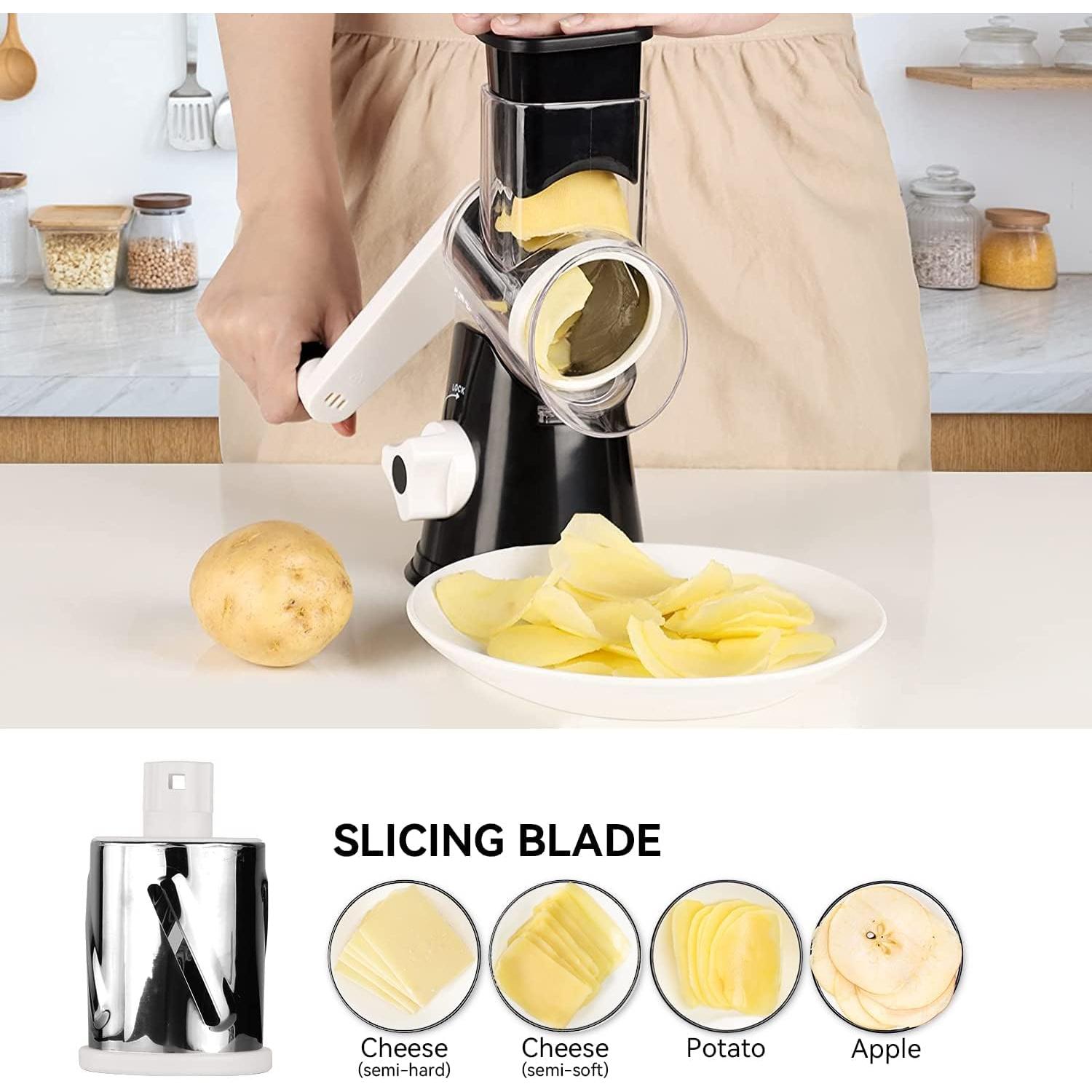 Rallador de Queso Badelite C315 con 3 Cuchillas Inoxidable