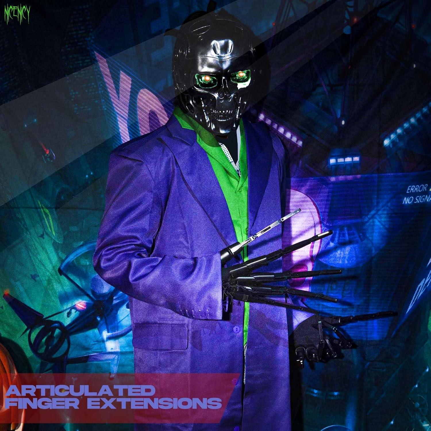 Extensiones de Dedos Articulados NICENICY con Guantes Protectores