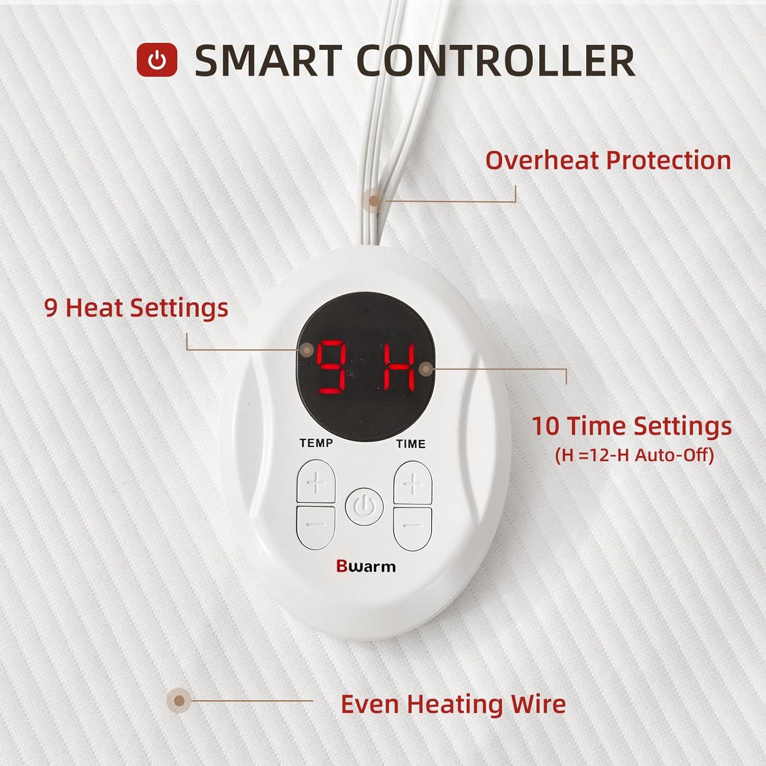 Protector de Colchón Calentado Bwarm Mini Twin Impermeable 79x140cm