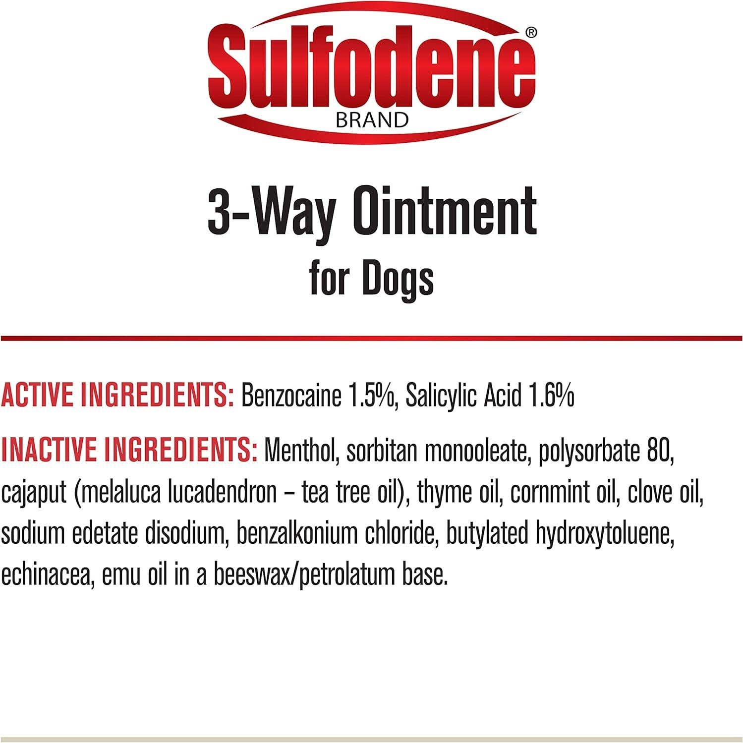 Ungüento para heridas de perro Sulfodene 56.7g - Alivio y protección