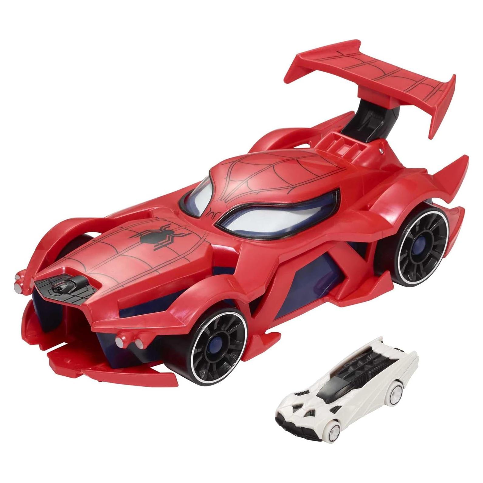 Lanzador de Coche Web Spider-Man Hot Wheels 11x28x10cm