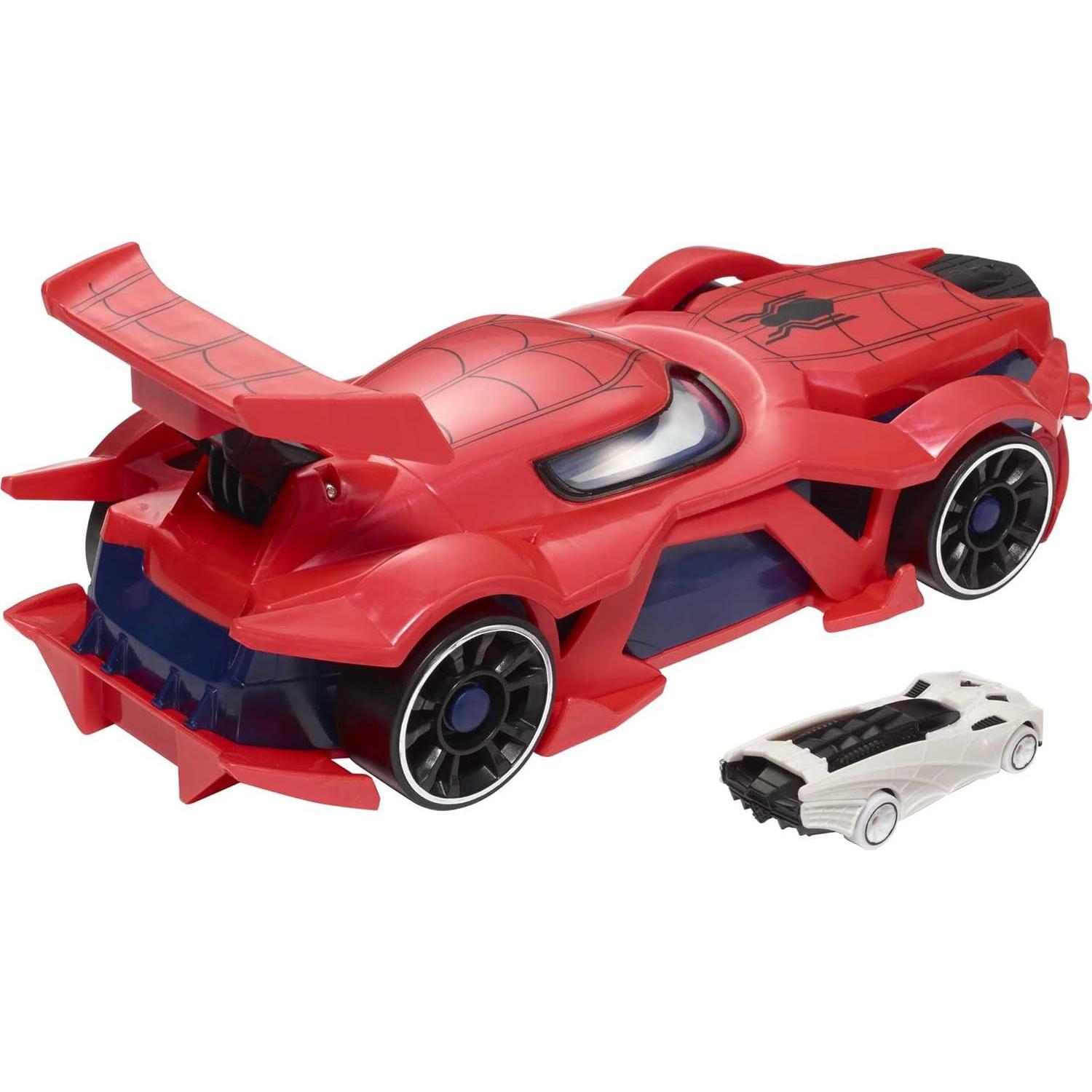 Lanzador de Coche Web Spider-Man Hot Wheels 11x28x10cm
