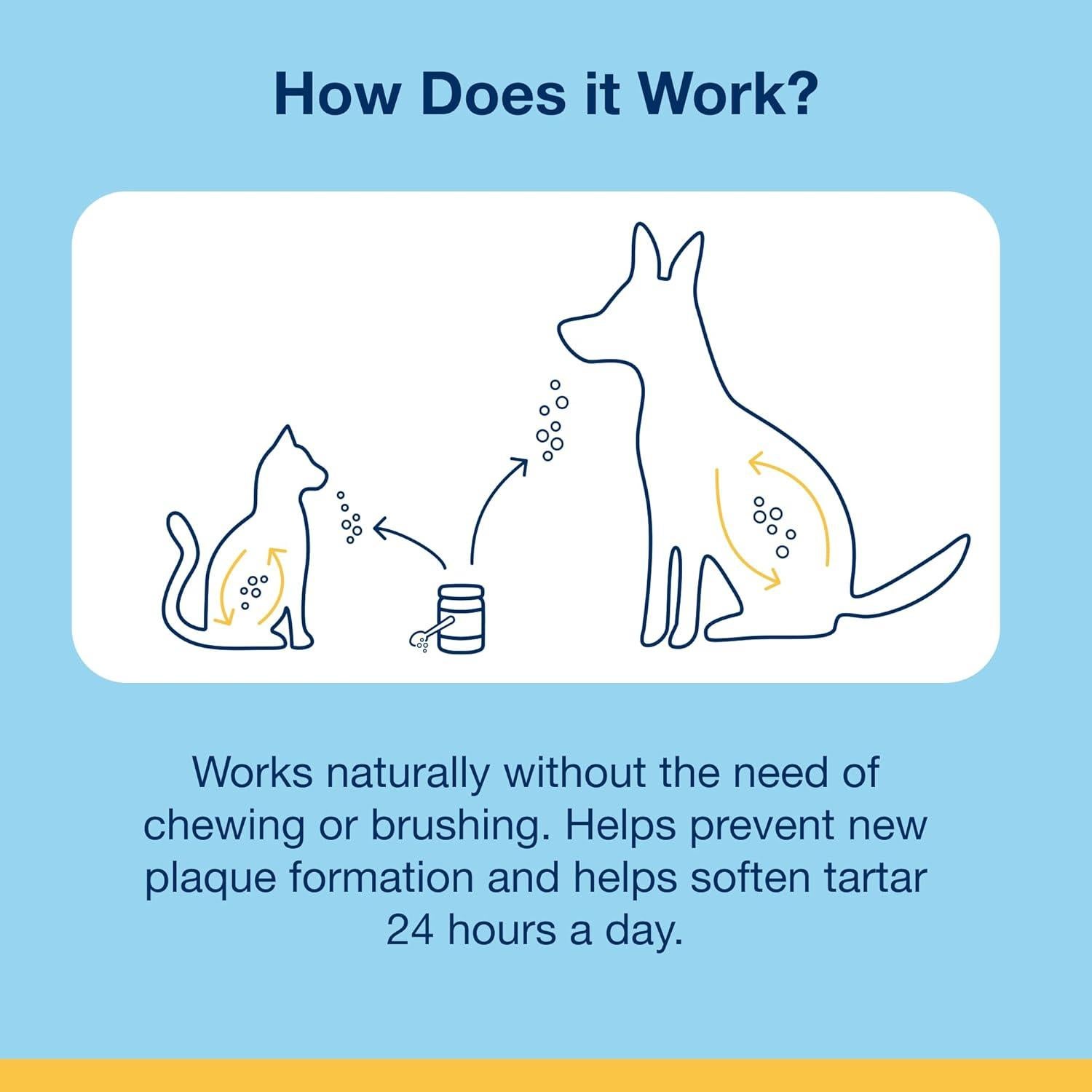 ProDen PlaqueOff Polvo Dental para Perros y Gatos - 60g