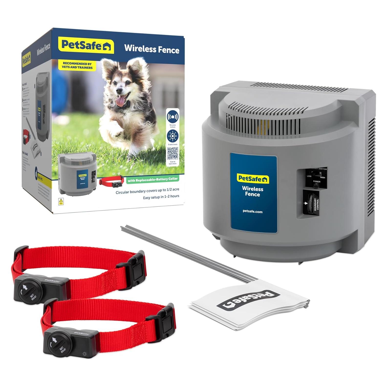 Cerca Inalámbrica PetSafe para 2 Perros - Cubre 0.20 Ha