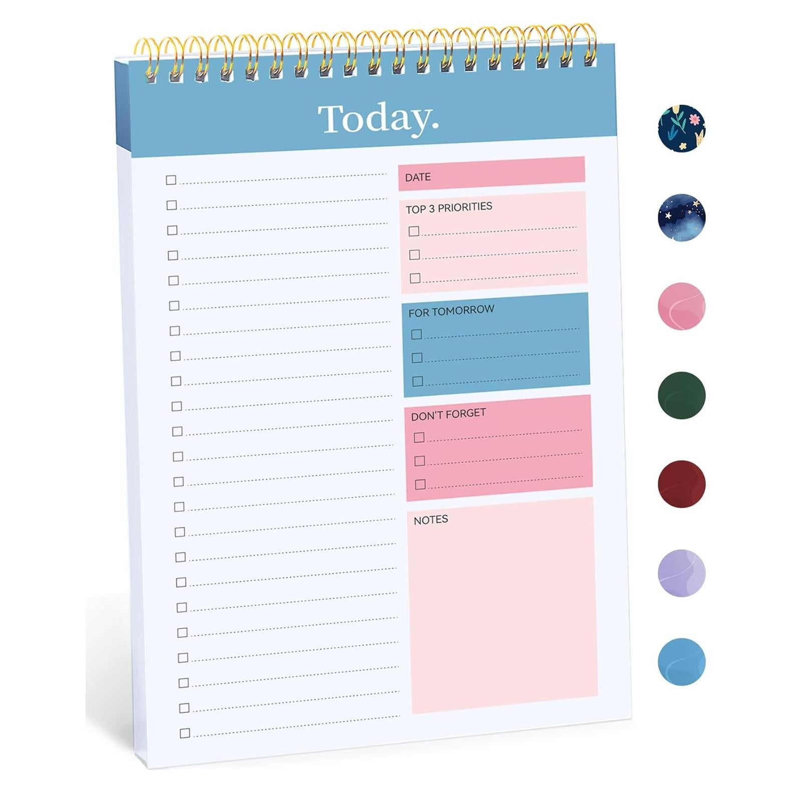 Bloc de Notas de Tareas Taja - 52 Hojas, 24.89x16.51cm