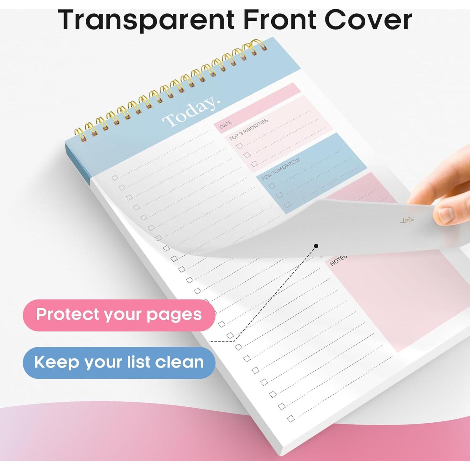 Bloc de Notas de Tareas Taja - 52 Hojas, 24.89x16.51cm