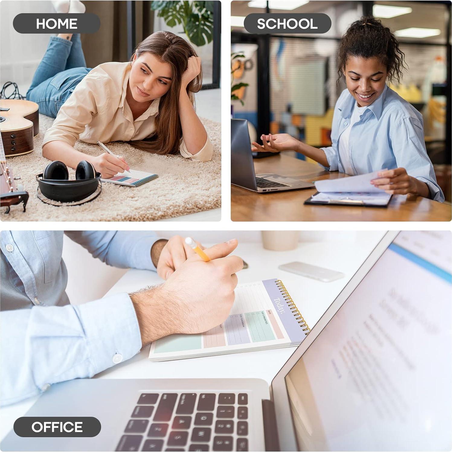 Bloc de Notas de Tareas Taja - 52 Hojas, 24.89x16.51cm