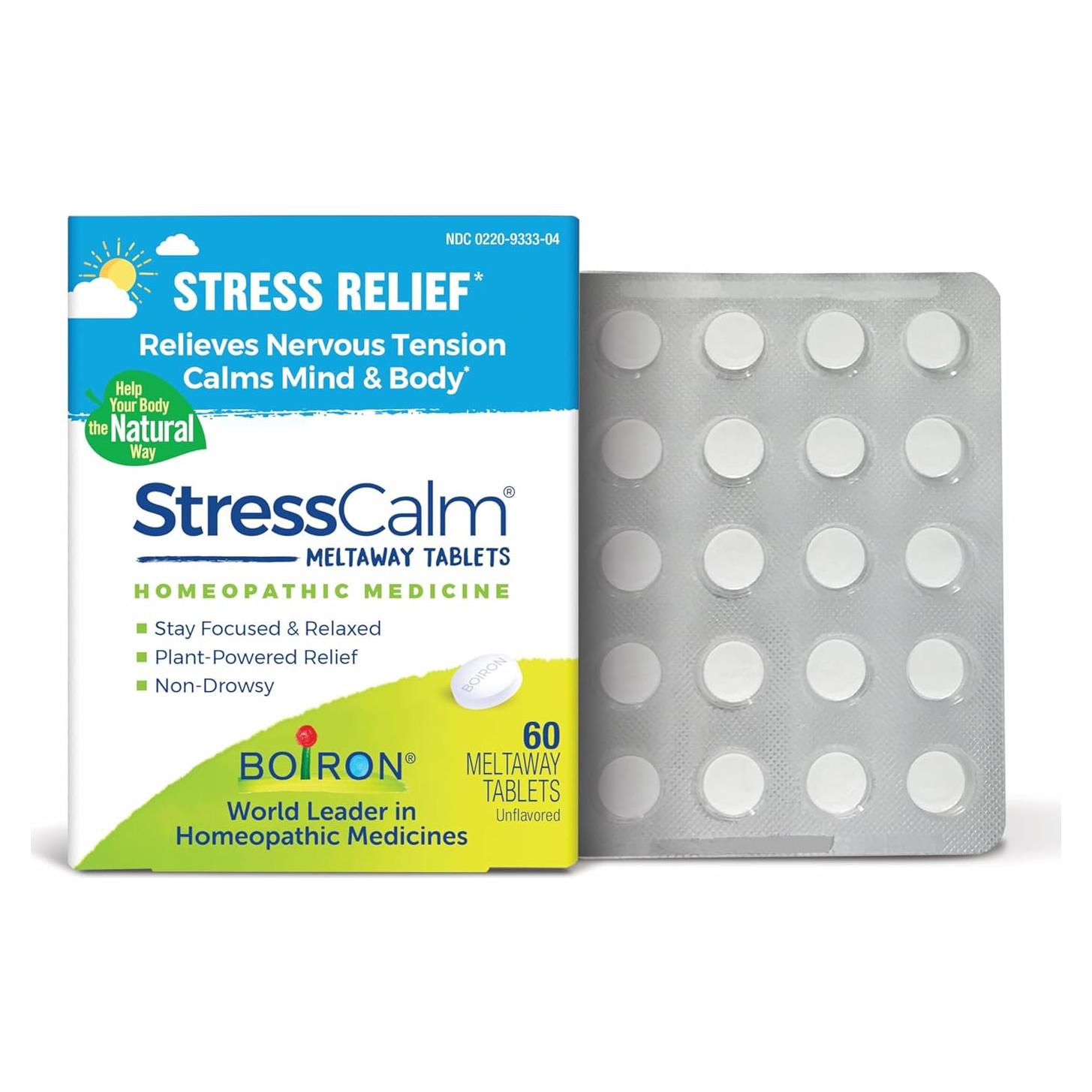 Boiron StressCalm 60 tabletas disolventes para el estrés