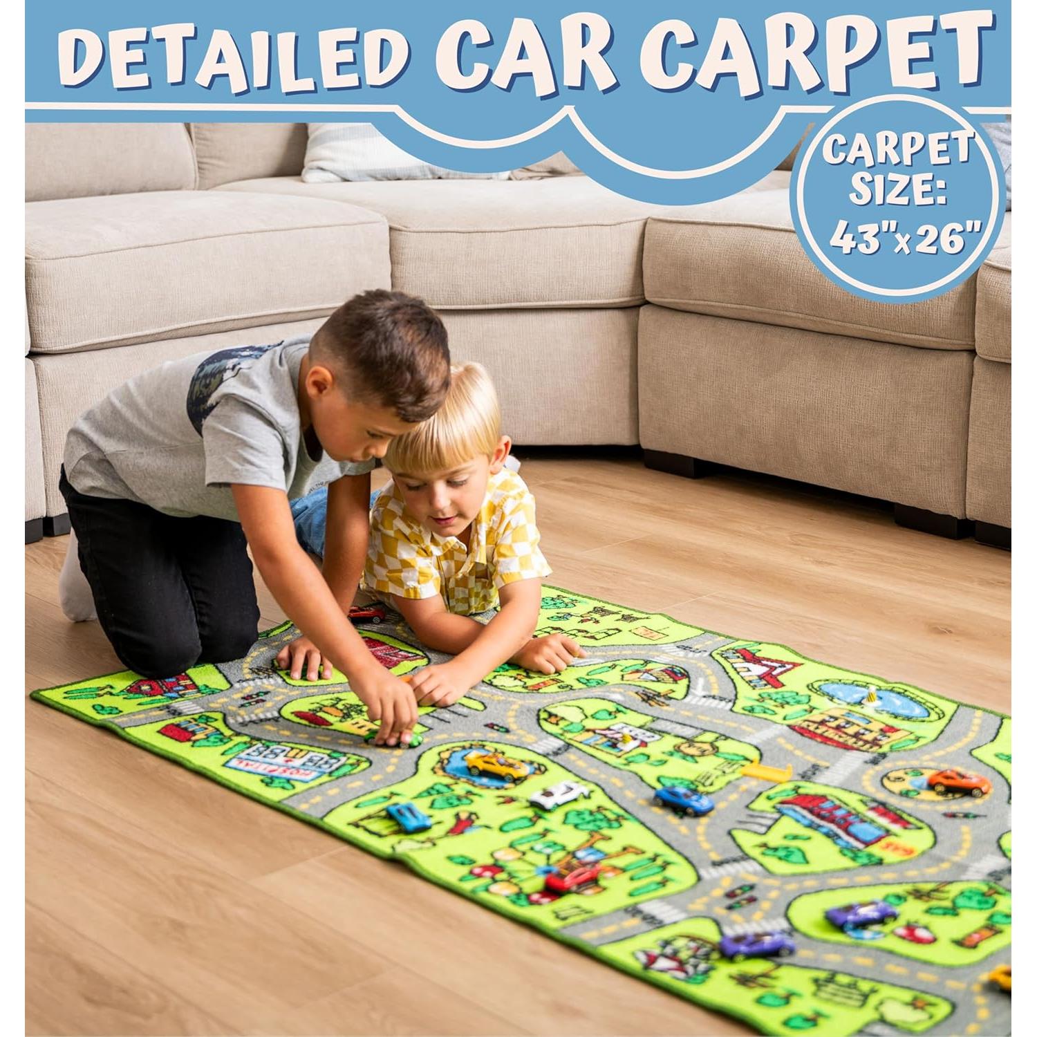 Alfombra de Juego ToyVelt 110x66 cm Antideslizante Infantil