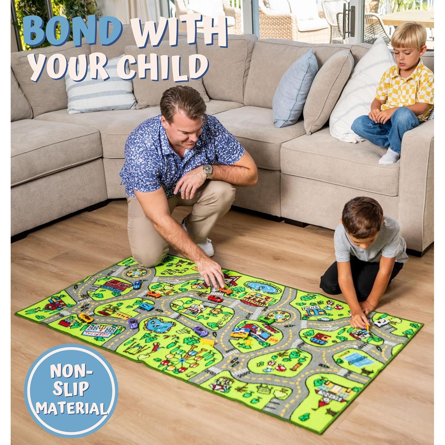 Alfombra de Juego ToyVelt 110x66 cm Antideslizante Infantil