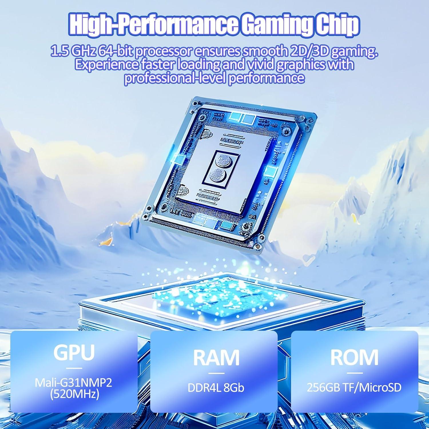 Consola de Juegos Portátil EraVortx V40 MAX 256GB 20000 Juegos