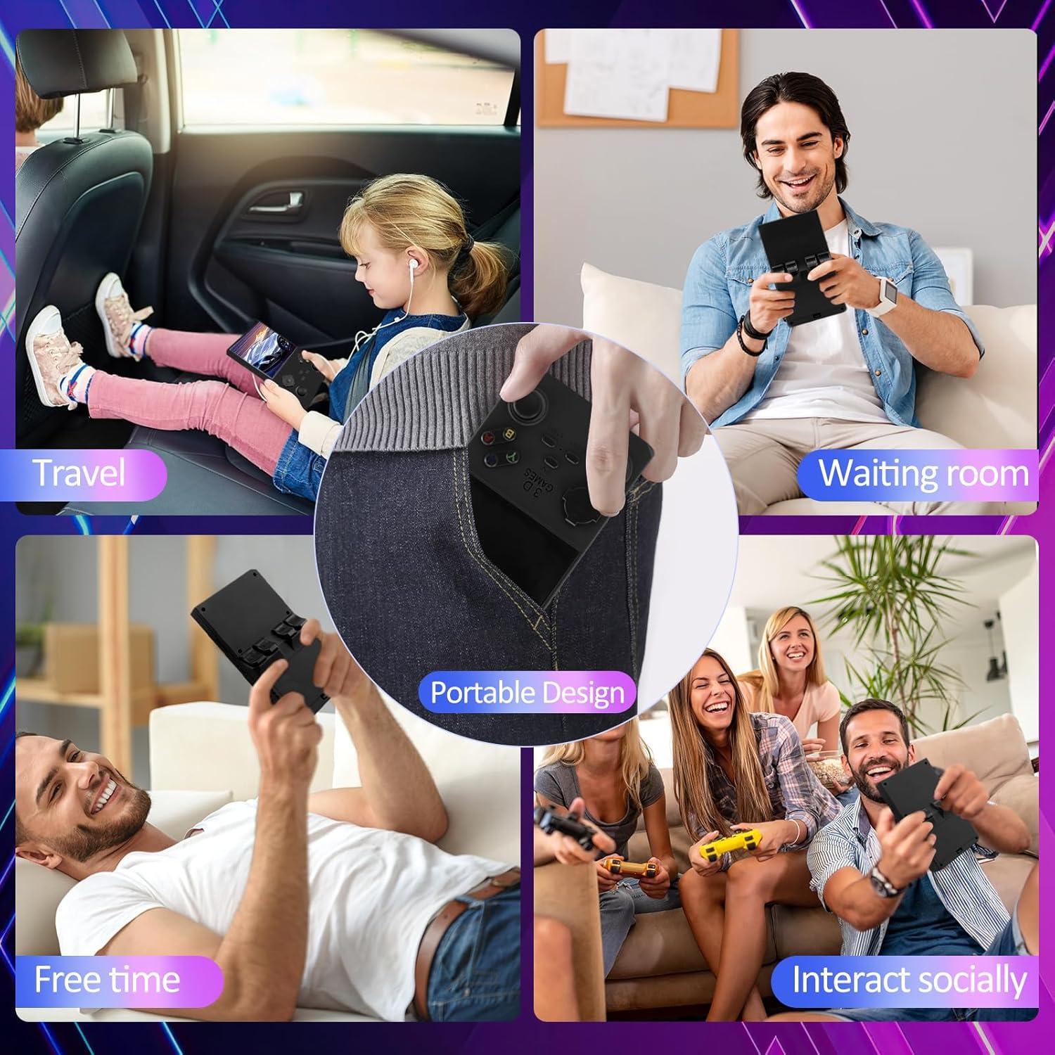 Consola de Juegos Portátil EraVortx V40 MAX 256GB 20000 Juegos