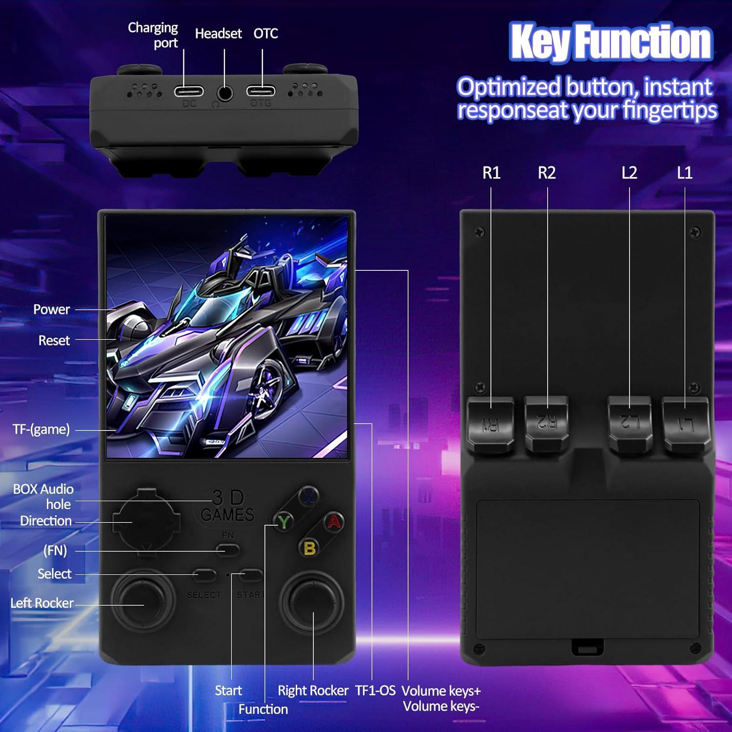 Consola de Juegos Portátil EraVortx V40 MAX 256GB 20000 Juegos