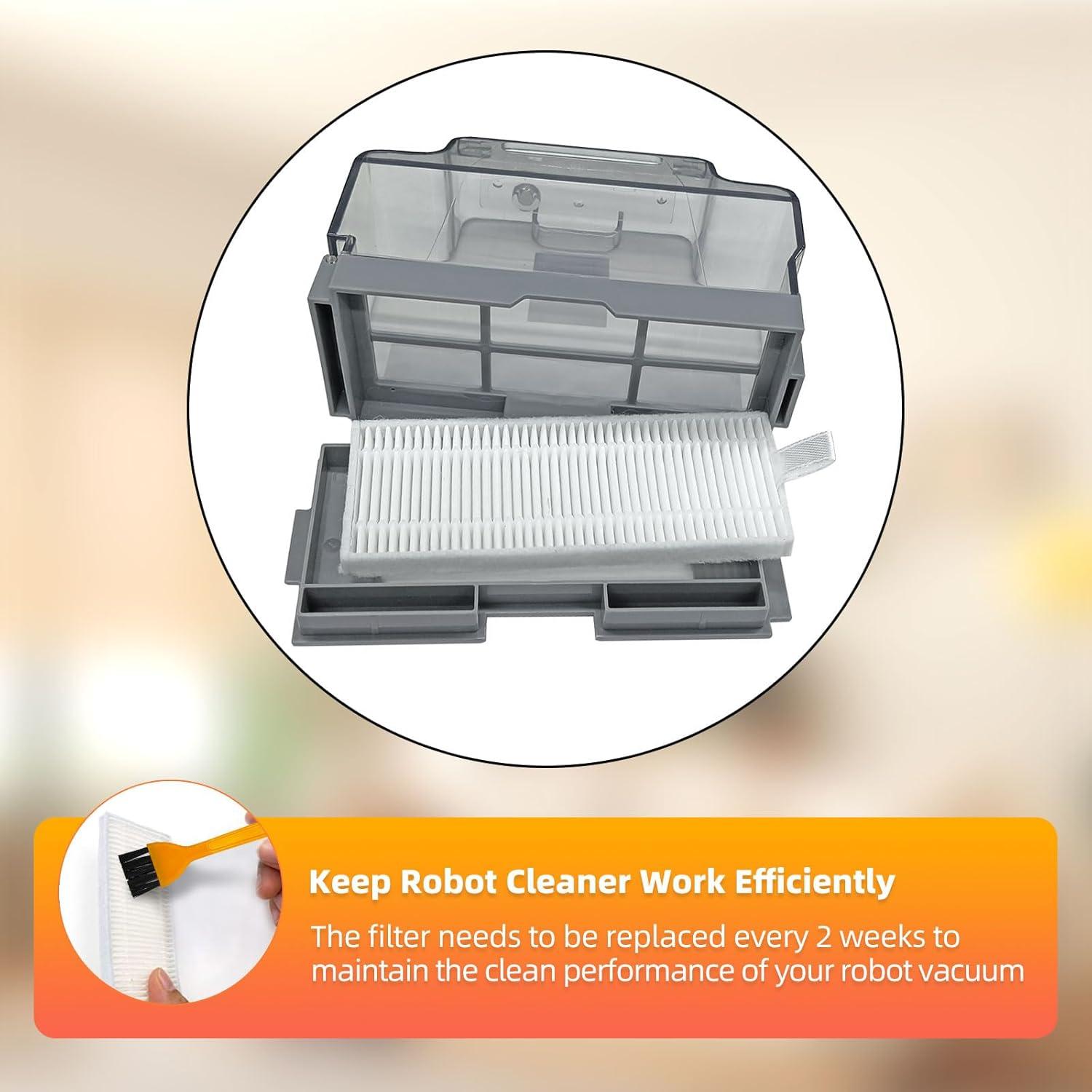 Accesorios para Aspiradora Robot LVTENGAI M210/M213 - 8 Filtros HEPA
